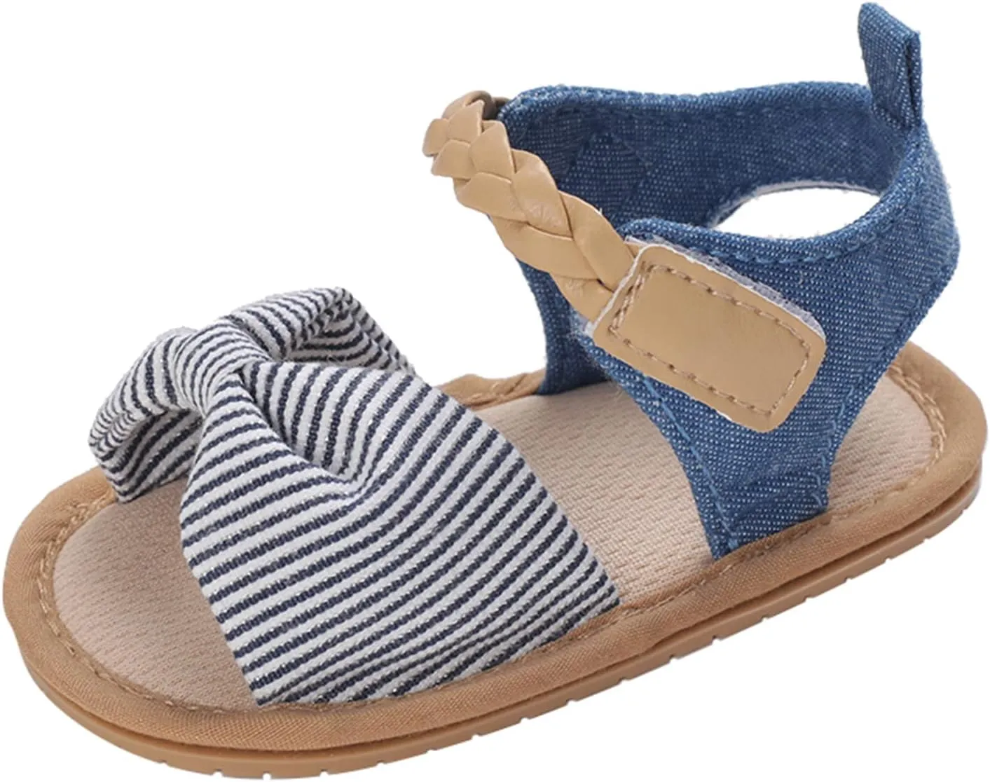 Little Girl Sandals Summer Crib Shoes Bowknot Soft Sole Infant Girls Princess Dress Flats Outdoor First Walkers Shoes