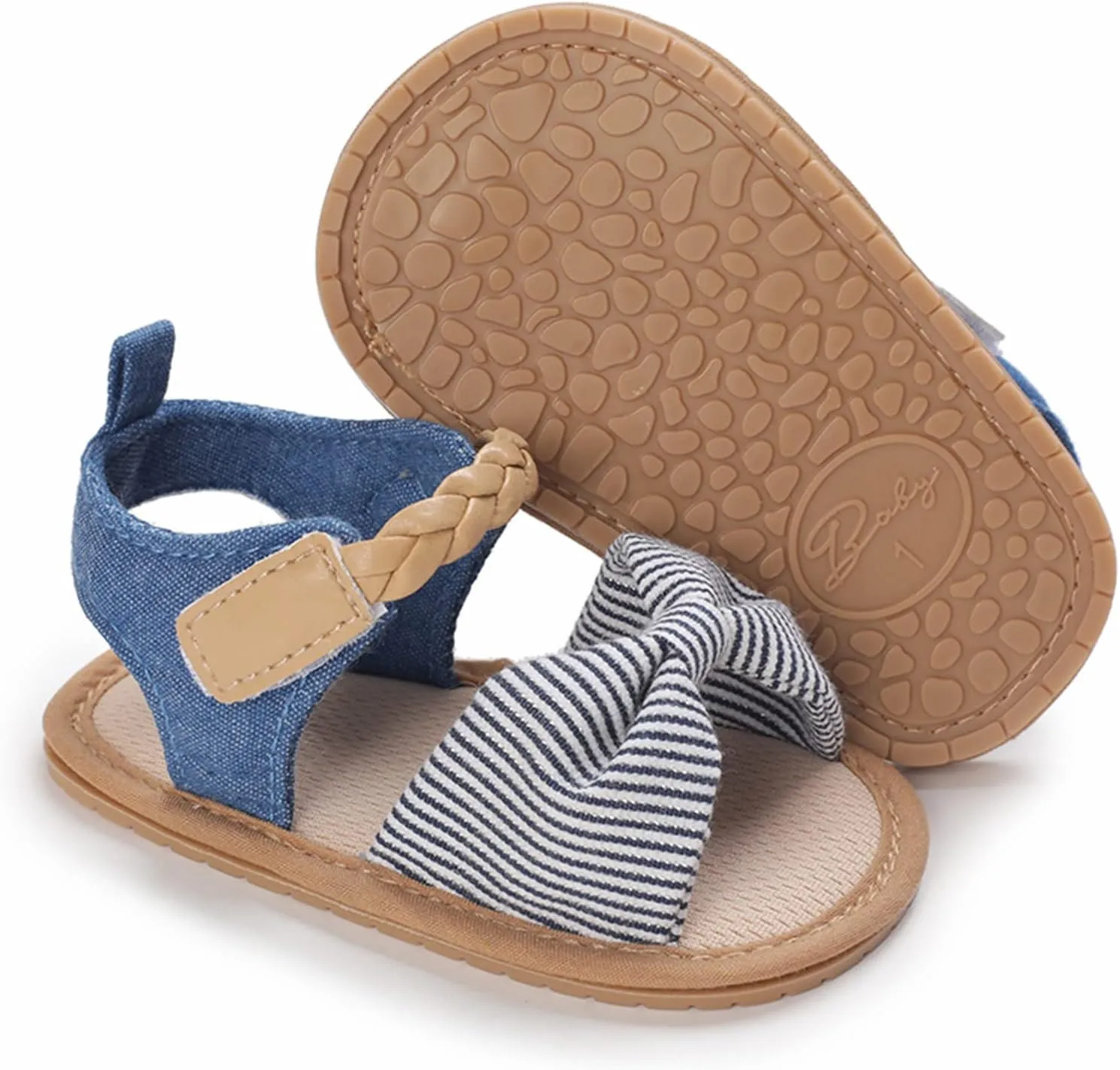 Little Girl Sandals Summer Crib Shoes Bowknot Soft Sole Infant Girls Princess Dress Flats Outdoor First Walkers Shoes