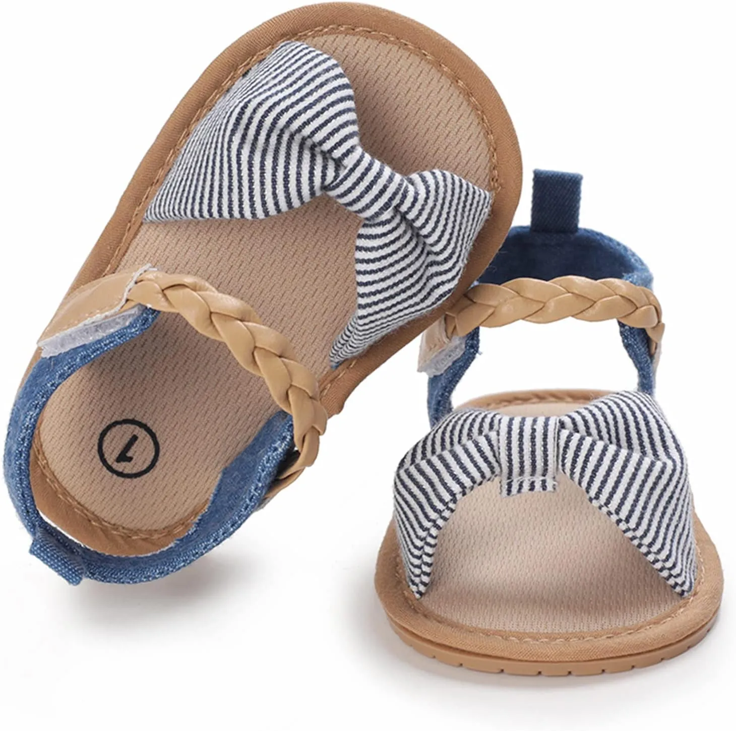 Little Girl Sandals Summer Crib Shoes Bowknot Soft Sole Infant Girls Princess Dress Flats Outdoor First Walkers Shoes