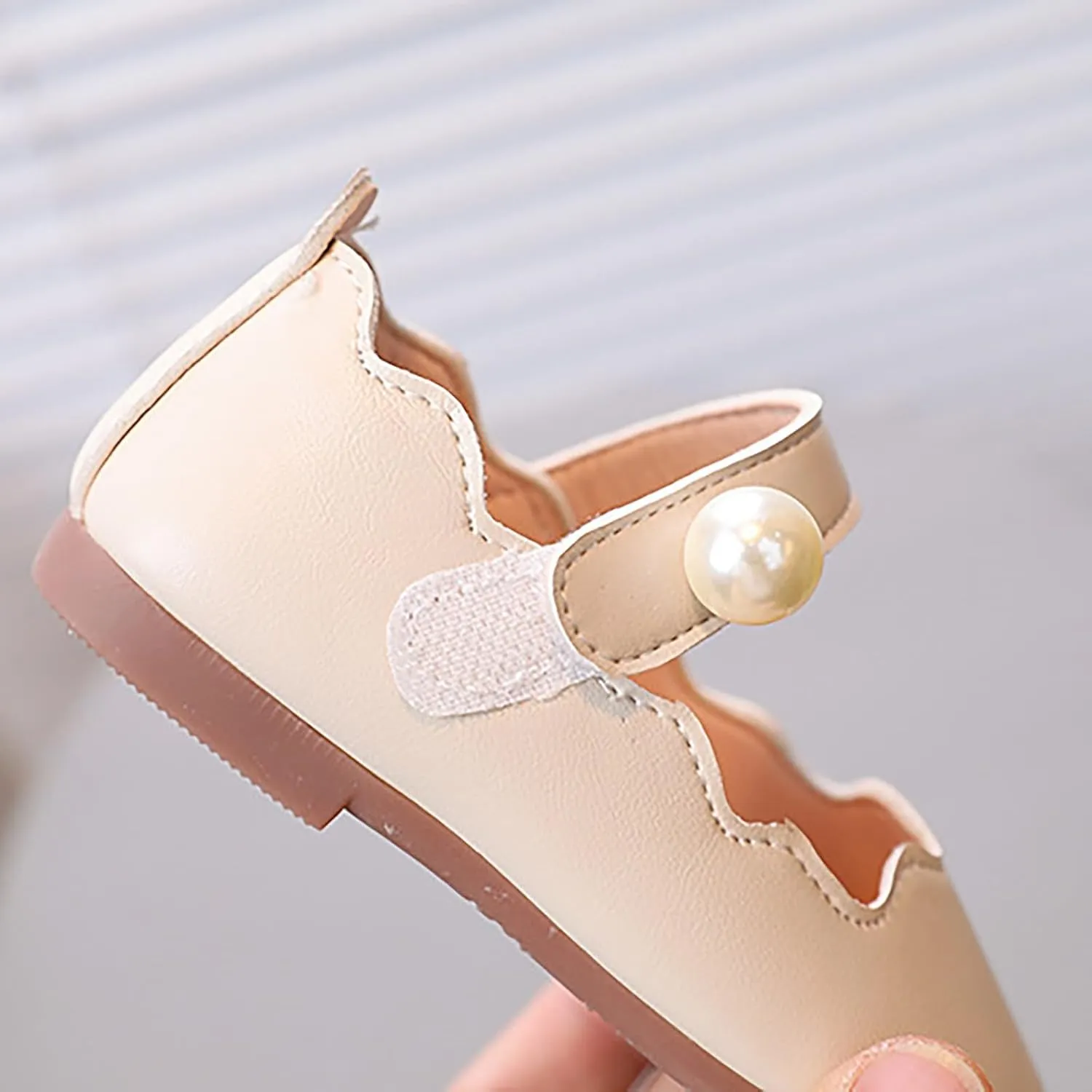Little Girls Mary Jane Dress Shoes Slip On Ballerina Flat for Wedding, Party Girls Summer Shoes Toddler Flat