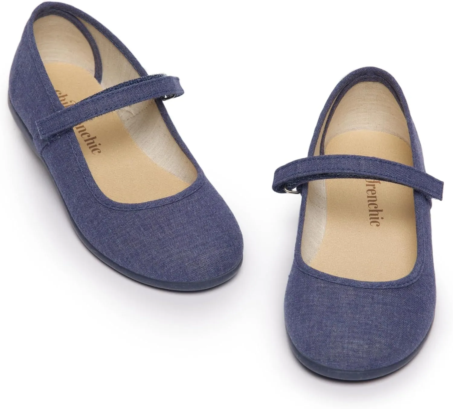 Mary Jane Shoes for Girls  Classic & Comfortable Dress Shoes for Toddlers & Kids  Perfect Flats for School, Play, and Special Occasions (Canvas)