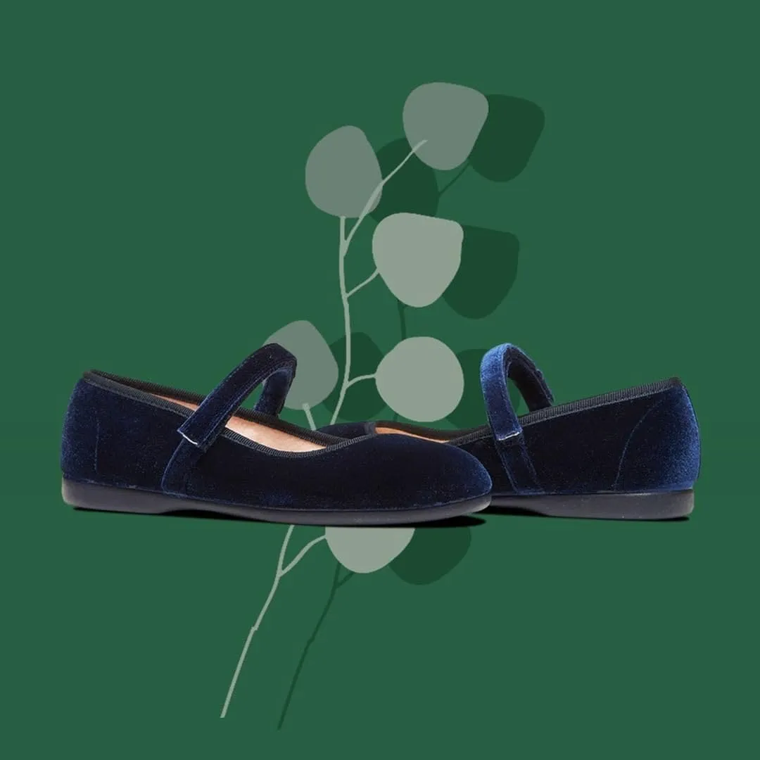Mary Jane Shoes for Girls  Classic & Comfortable Dress Shoes for Toddlers & Kids  Perfect Flats for School, Play, and Special Occasions (Velvet)