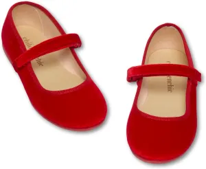 Mary Jane Shoes for Girls  Classic & Comfortable Dress Shoes for Toddlers & Kids  Perfect Flats for School, Play, and Special Occasions (Velvet)