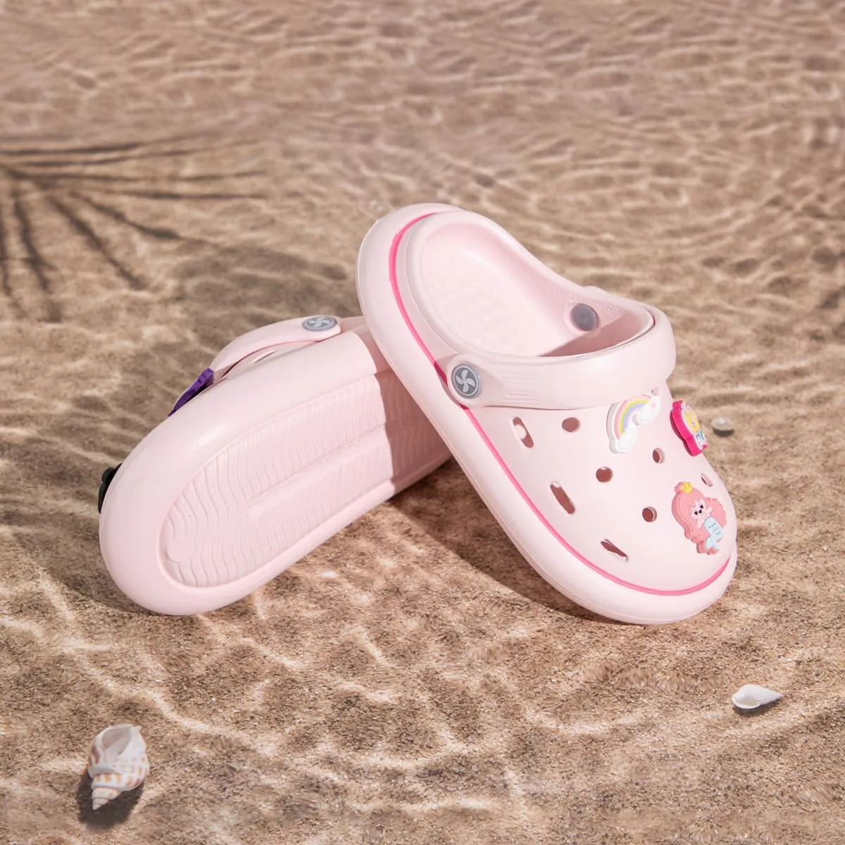 Miamooi Kids Girls Boys Clogs Garden Clogs Toddler Cartoon Slides Sandals Slip-on Water Shoes Indoor Outdoor Waterproof Beach Pool Slippers