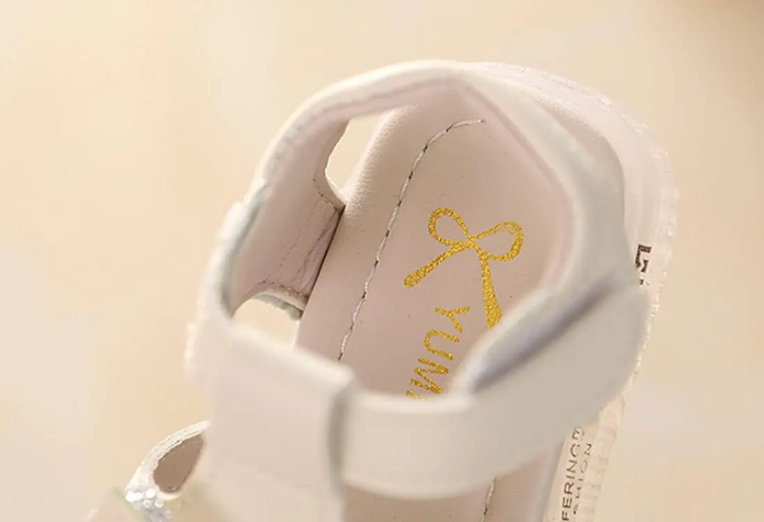 Monvecle Newborn Infant Girl Summer Soft Sole Shoes Cartoon Anti-Slip Casual Toddler First Walker Sandals 0-15M
