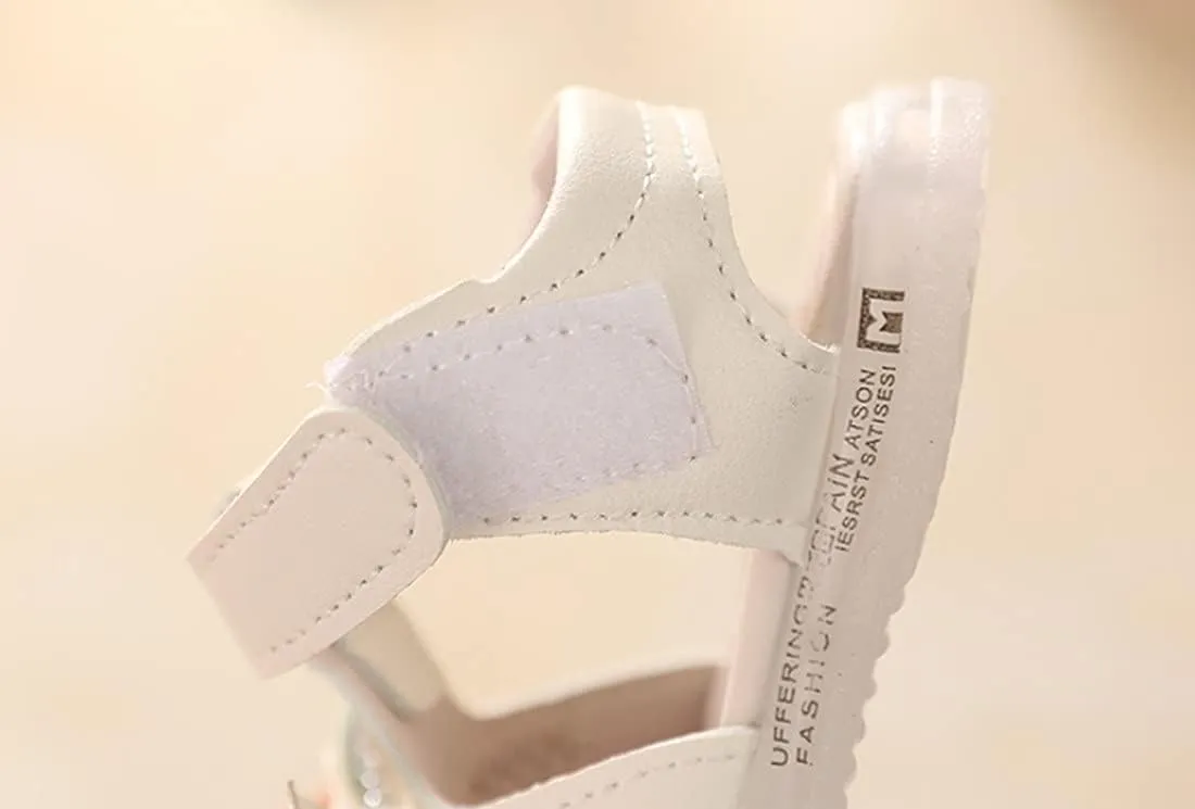 Monvecle Newborn Infant Girl Summer Soft Sole Shoes Cartoon Anti-Slip Casual Toddler First Walker Sandals 0-15M