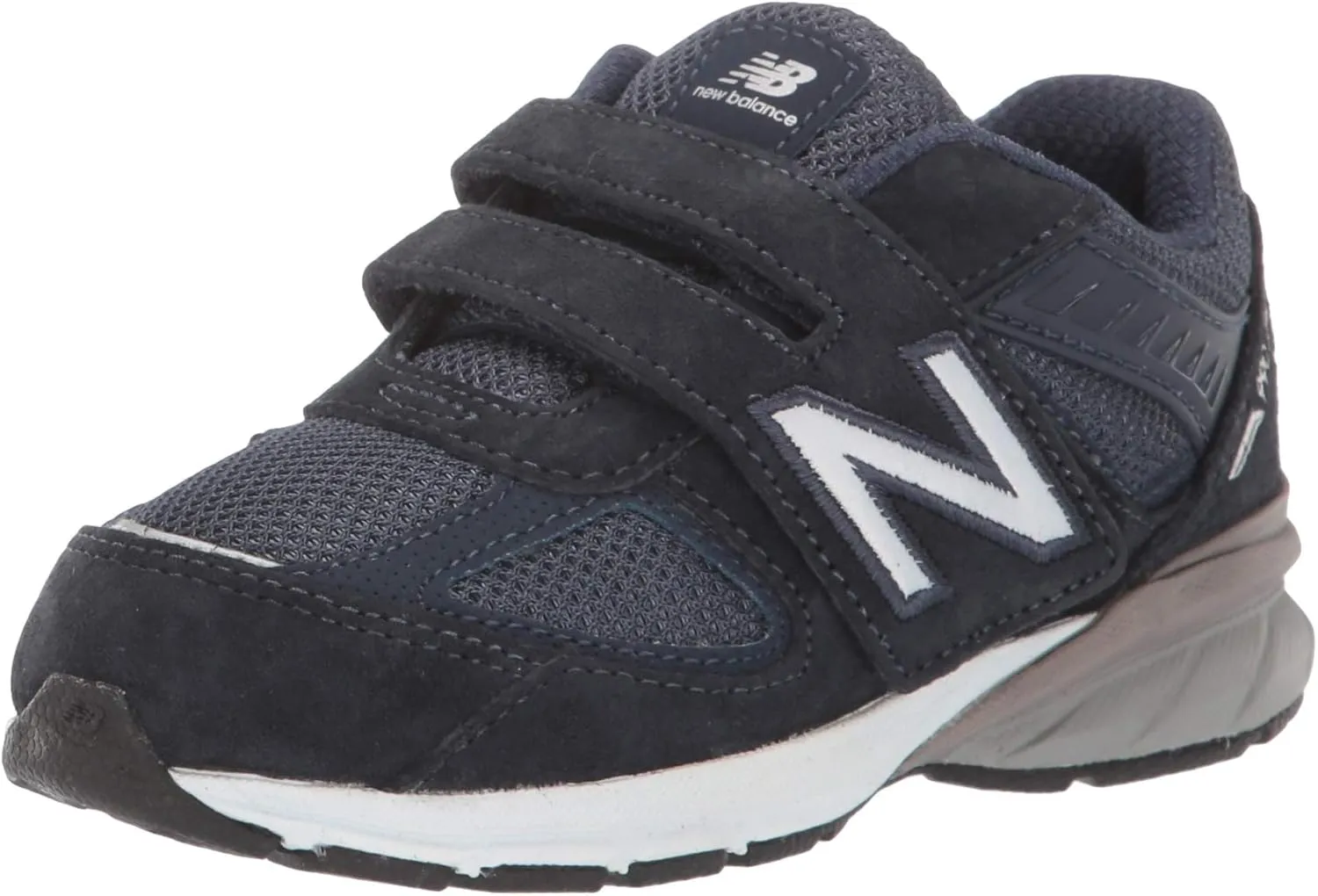 New Balance Baby-Girl's 990 V5 Hook and Loop Sneaker