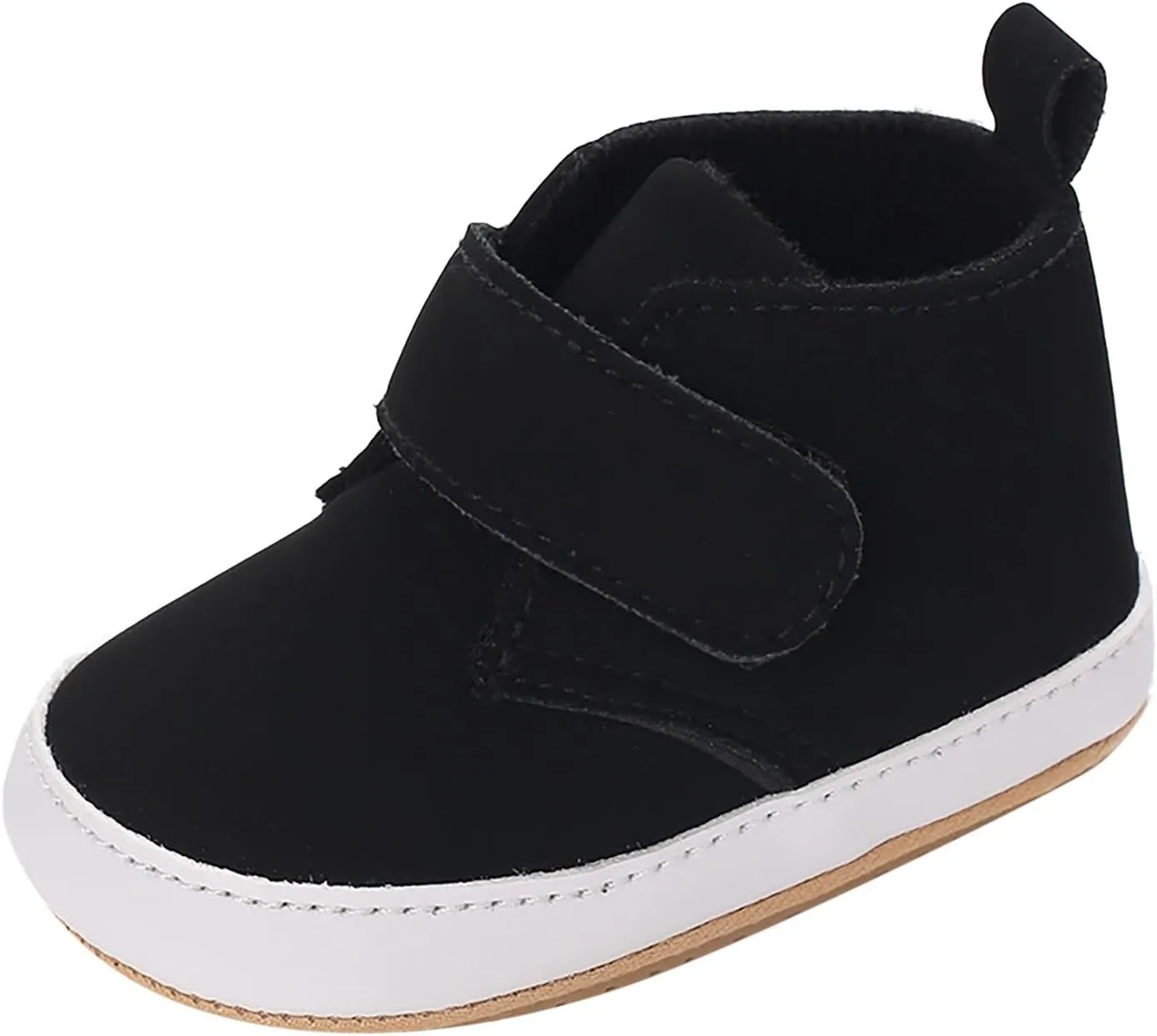 Newborn Baby Boys Girls Prewalker Shoes Soft Rubber Sole Infant Sneakers Fashion High-Top Non-Slip Baby Girl Casual