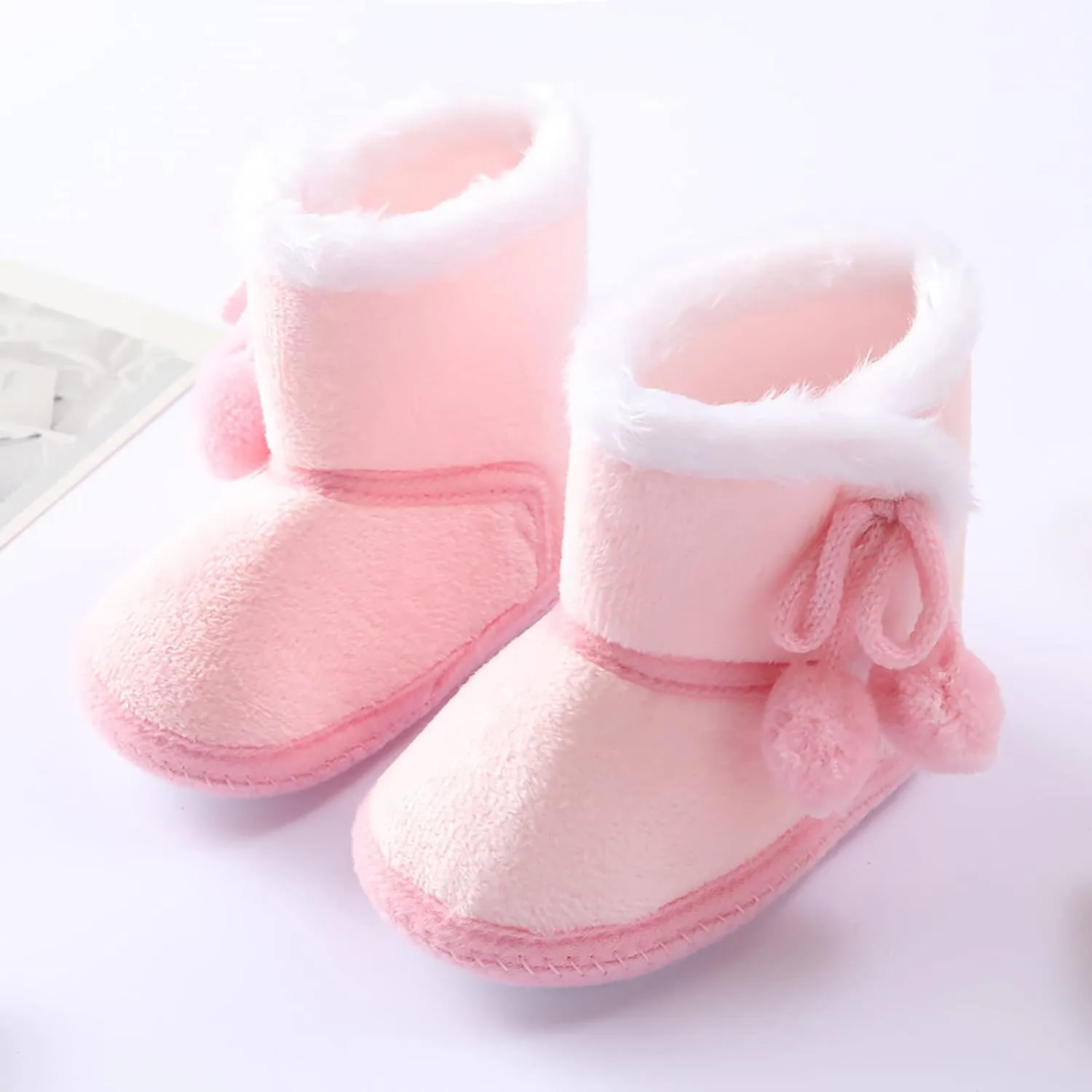 Newborn Baby Boys Girls Snow Winter Boots Infant Toddler Soft Sole Winter Warm Crib Booties Shoes Crib Shoes for Kids