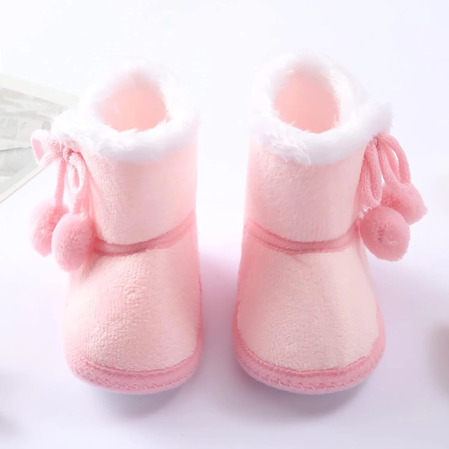 Newborn Baby Boys Girls Snow Winter Boots Infant Toddler Soft Sole Winter Warm Crib Booties Shoes Crib Shoes for Kids