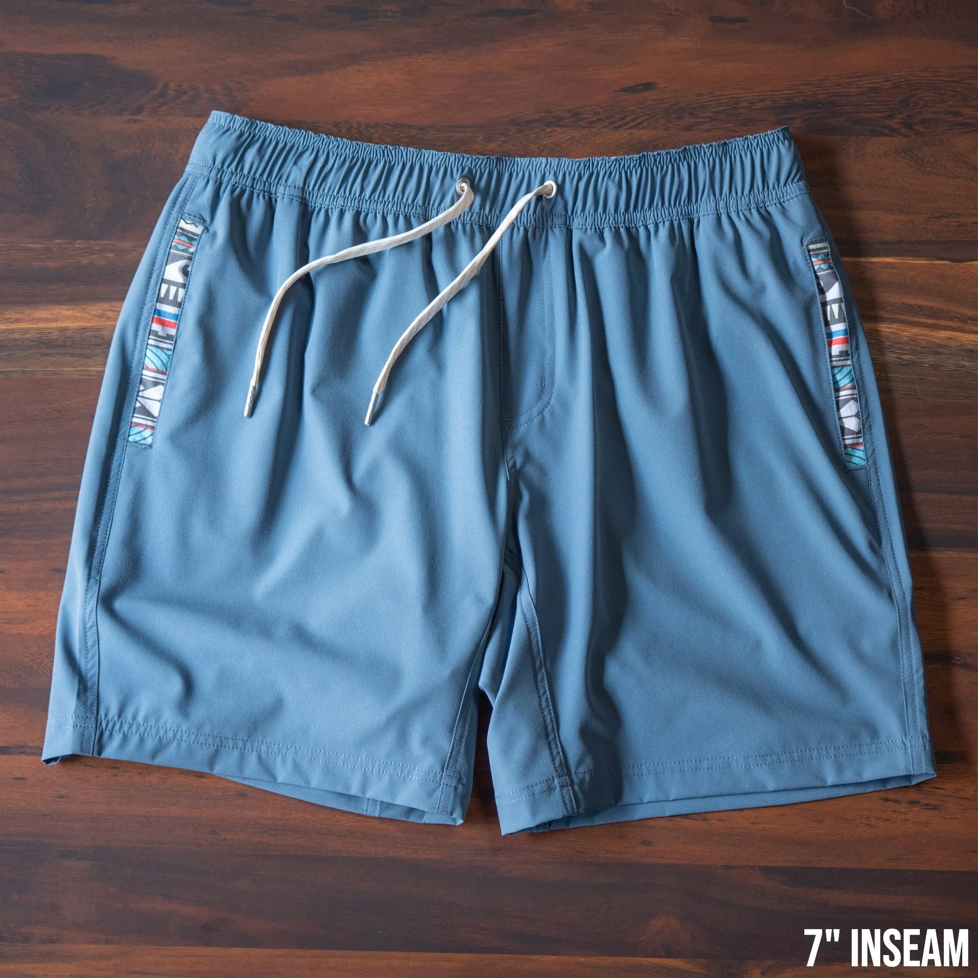 Nomad 3.0 Short (Hybrid) - Slate Blue 5" & 7" - Linerless