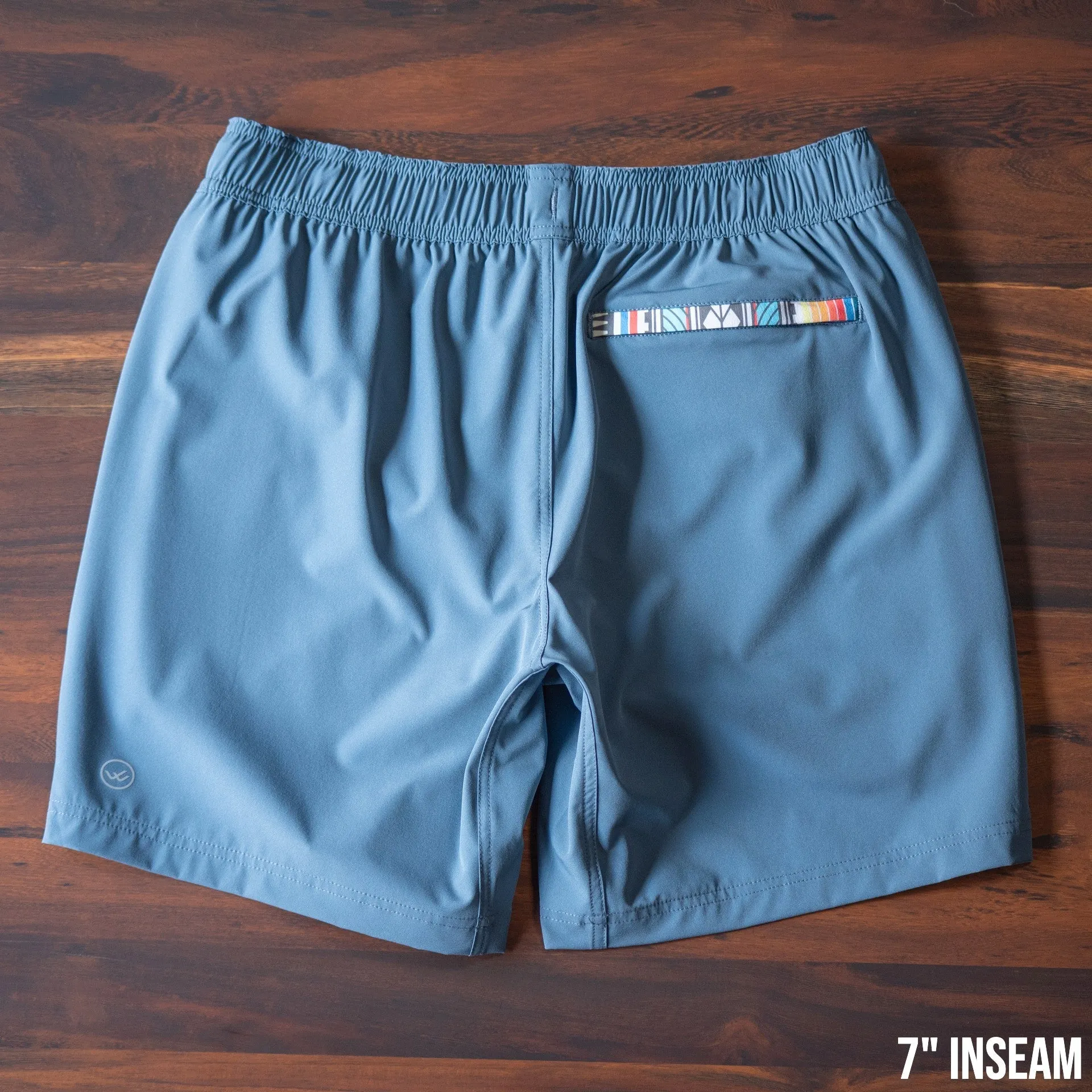 Nomad 3.0 Short (Hybrid) - Slate Blue 5" & 7" - Linerless