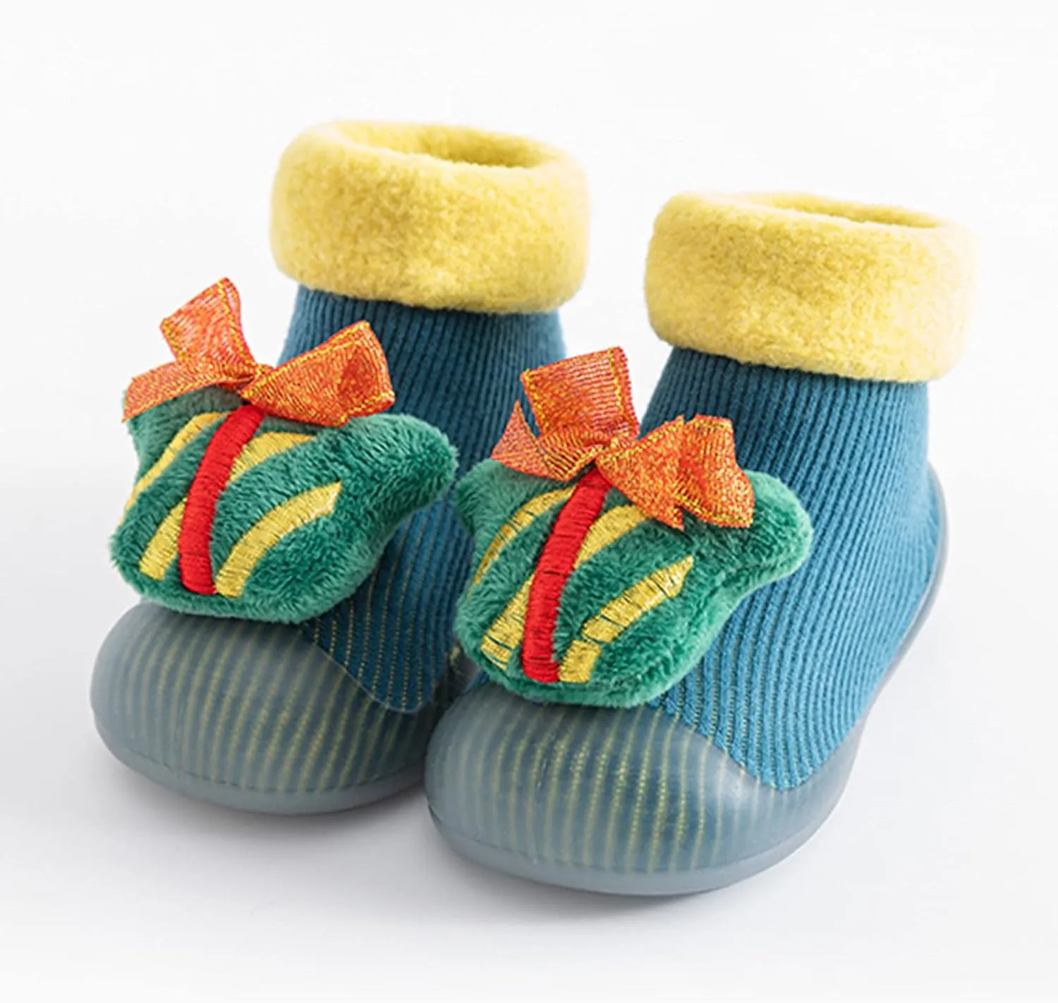 Prewalker Shoes 3D Girls Christmas Slipper Kids Socks Toddler Baby Boys Cartoon Baby Shoes Shoes Girls