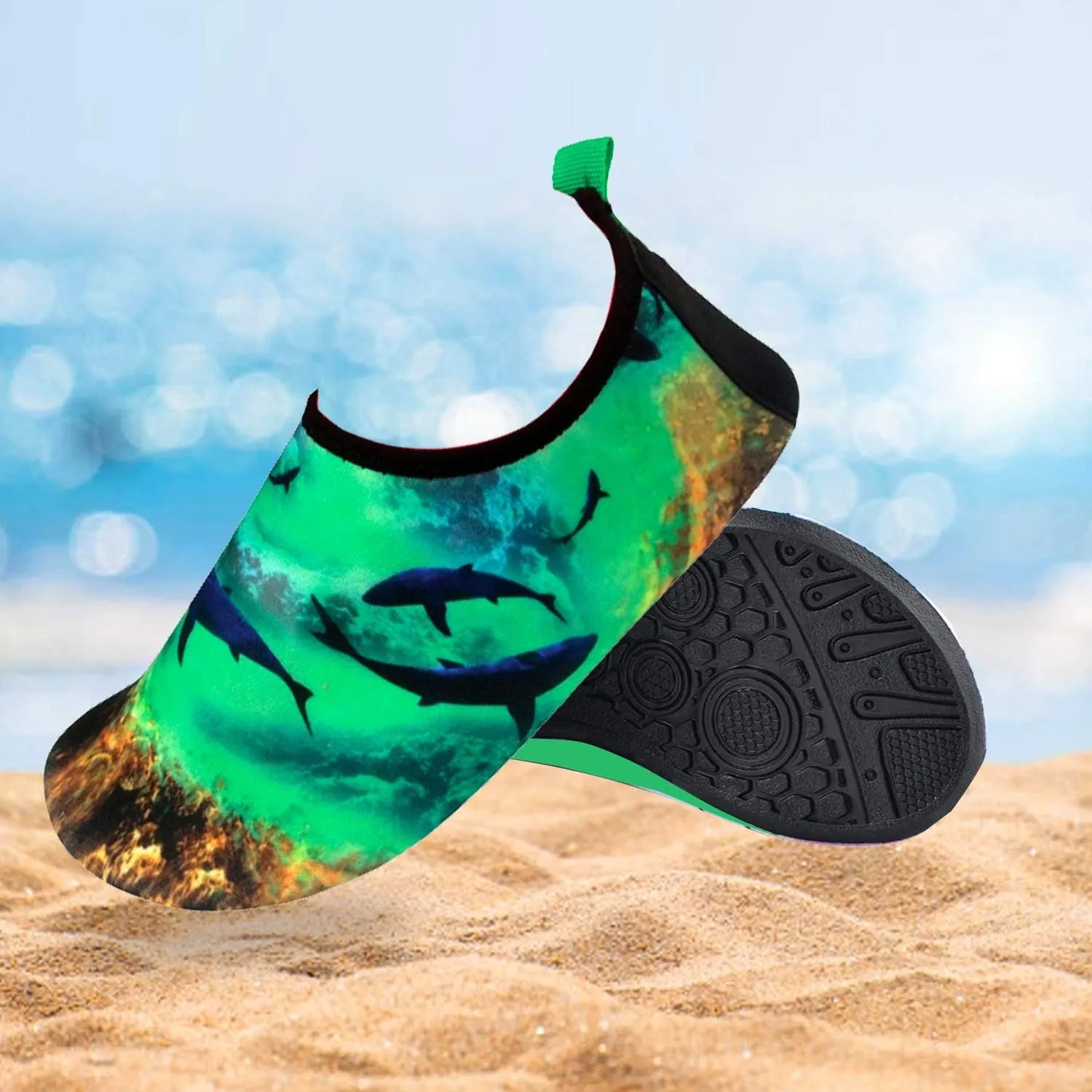 Quick-Dry, Non-Slip, Lightweight Swim Shoes for Summer, Beach, Sea & Pool  for Boys, Girls, Babies, Toddlers & Little Kids