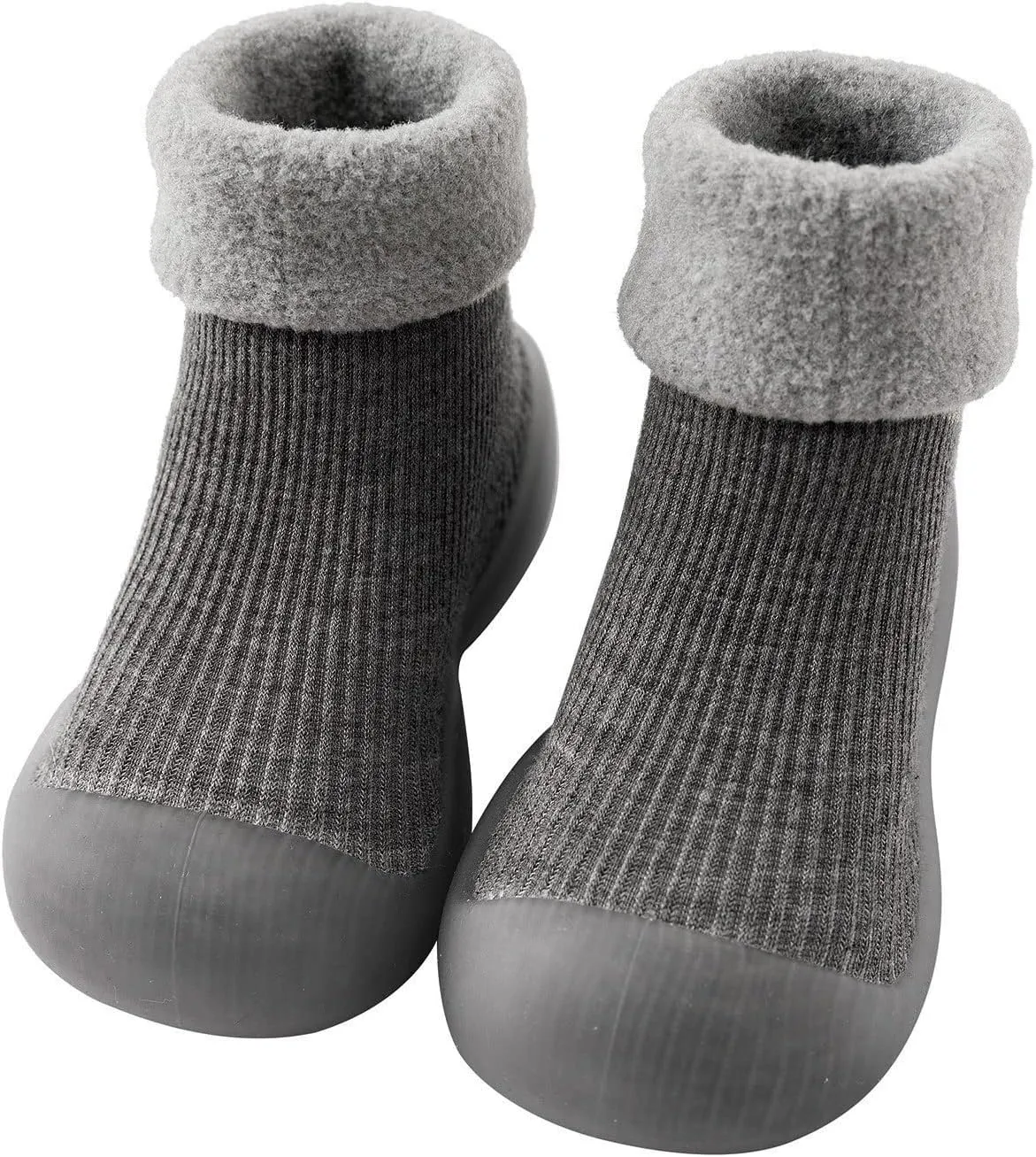 Robe And Slipper Set Boys Kids Toddler Baby Boys Girls Solid Warm Knit Soft Sole Rubber Shoe Slipper Boys Slides Size 4