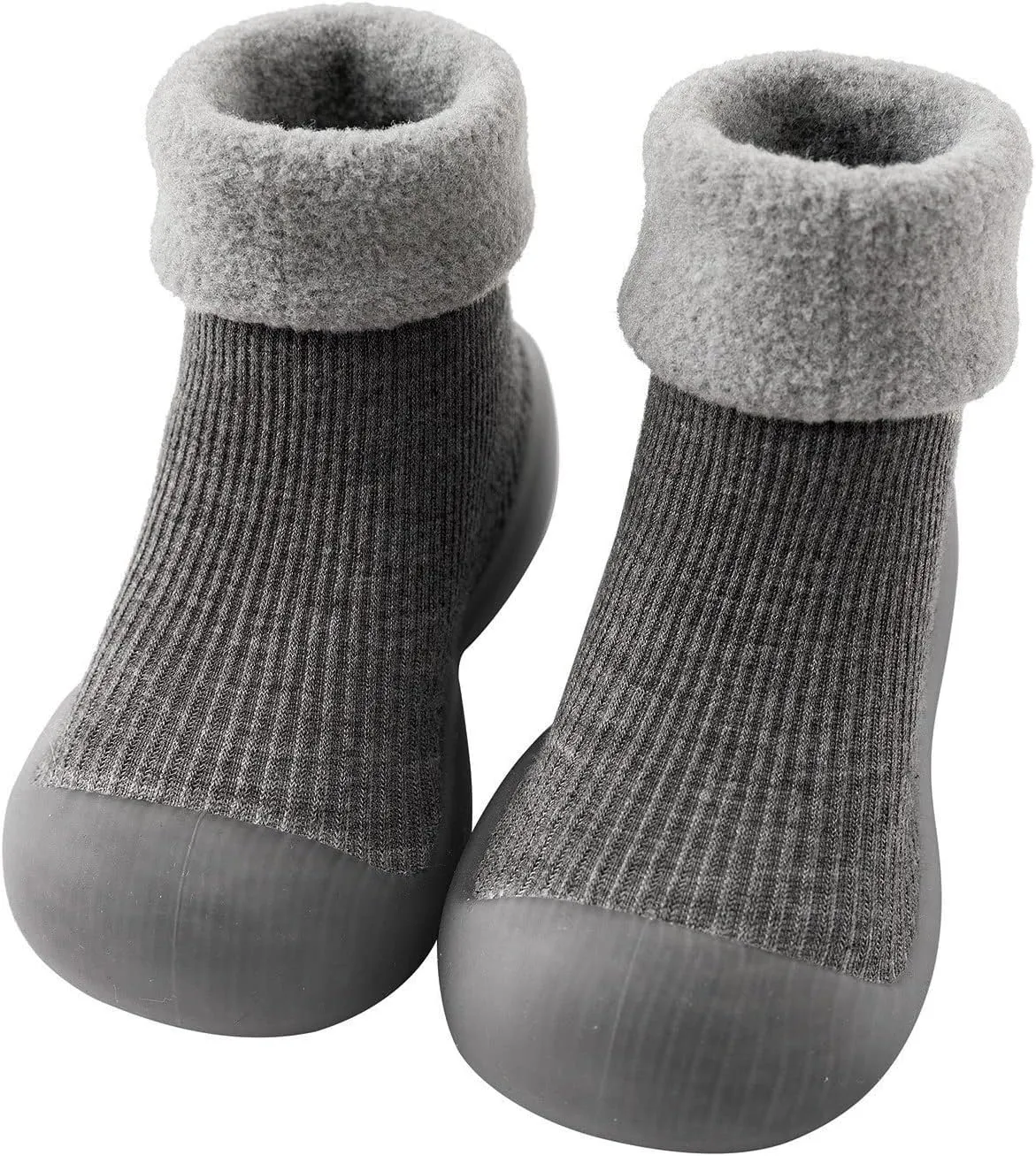 Robe And Slipper Set Boys Kids Toddler Baby Boys Girls Solid Warm Knit Soft Sole Rubber Shoe Slipper Boys Slides Size 4