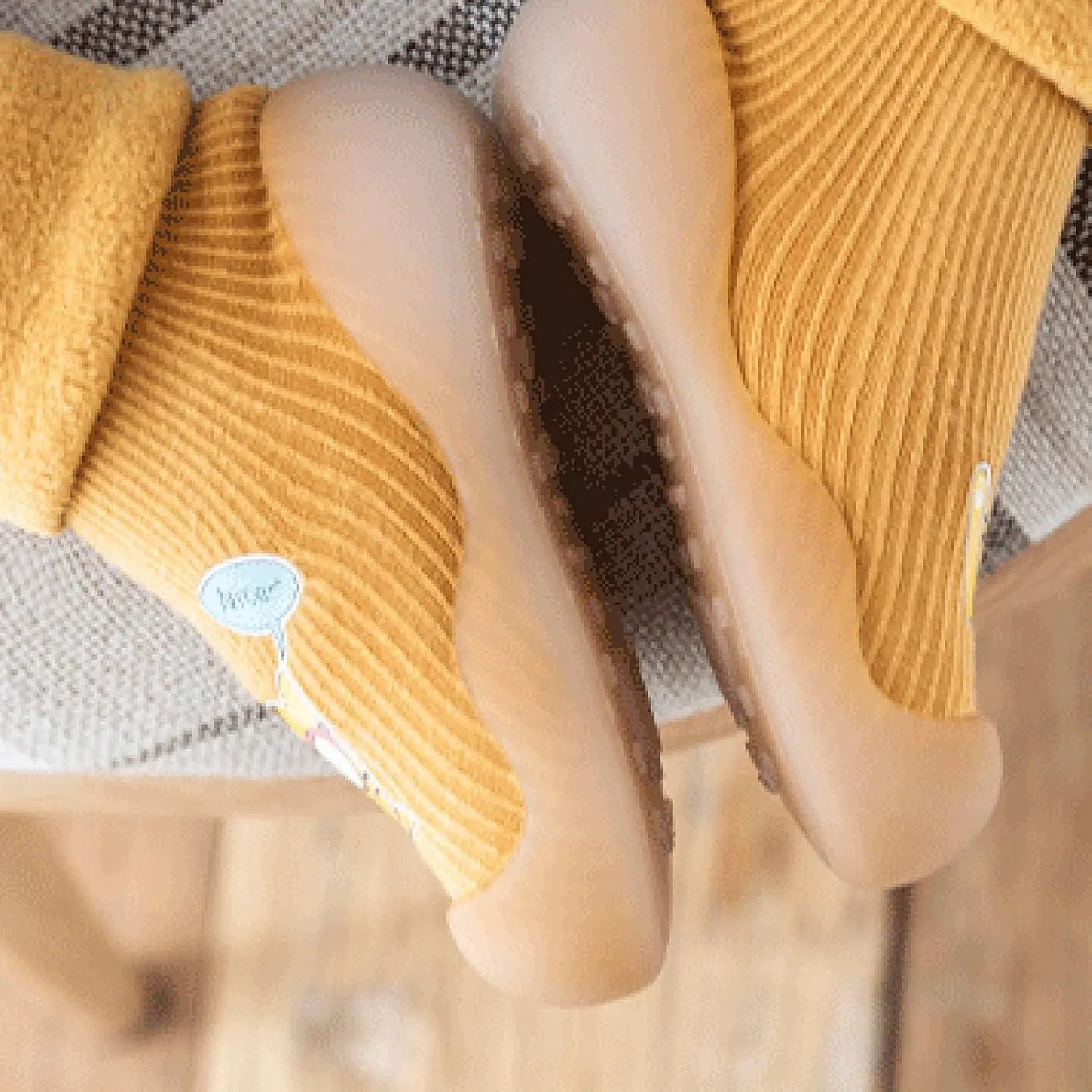 Rubber Boys Girls Sole Toddler Knit Soft Warm Baby Stocking Shoes Socks Slipper Solid Kids Baby Shoes Kids Water Shoes