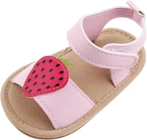 Rubber Summer Flat Baby Shoes Non-Slip Sandals Boys Sole Soft Girls Walking Baby Shoes Girls Sandals