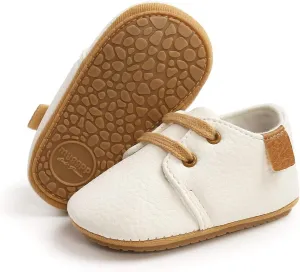 RVROVIC Baby Boys Girls Anti-Slip Sneakers Soft Ankle Boots Toddler First Walkers Newborn Crib Shoes