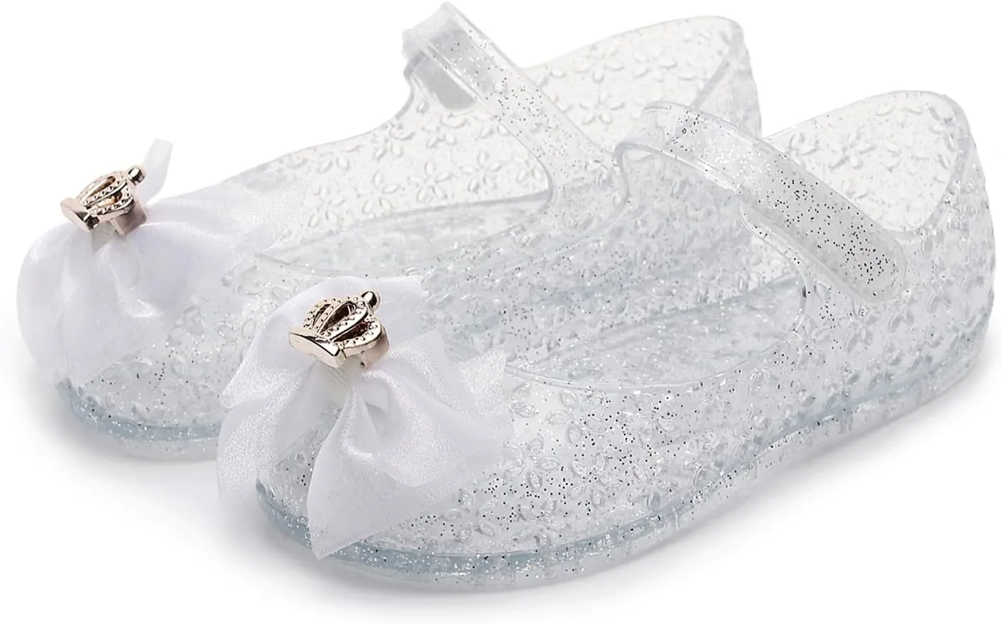 Sandals Shoe for Big Kid Summer Sandals Hollow Toe Jelly Baby Girl Soft Sole Children's Princess Performance Shoes
