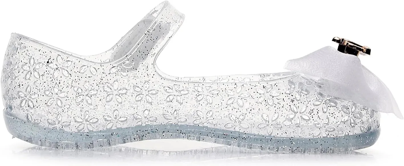 Sandals Shoe for Big Kid Summer Sandals Hollow Toe Jelly Baby Girl Soft Sole Children's Princess Performance Shoes
