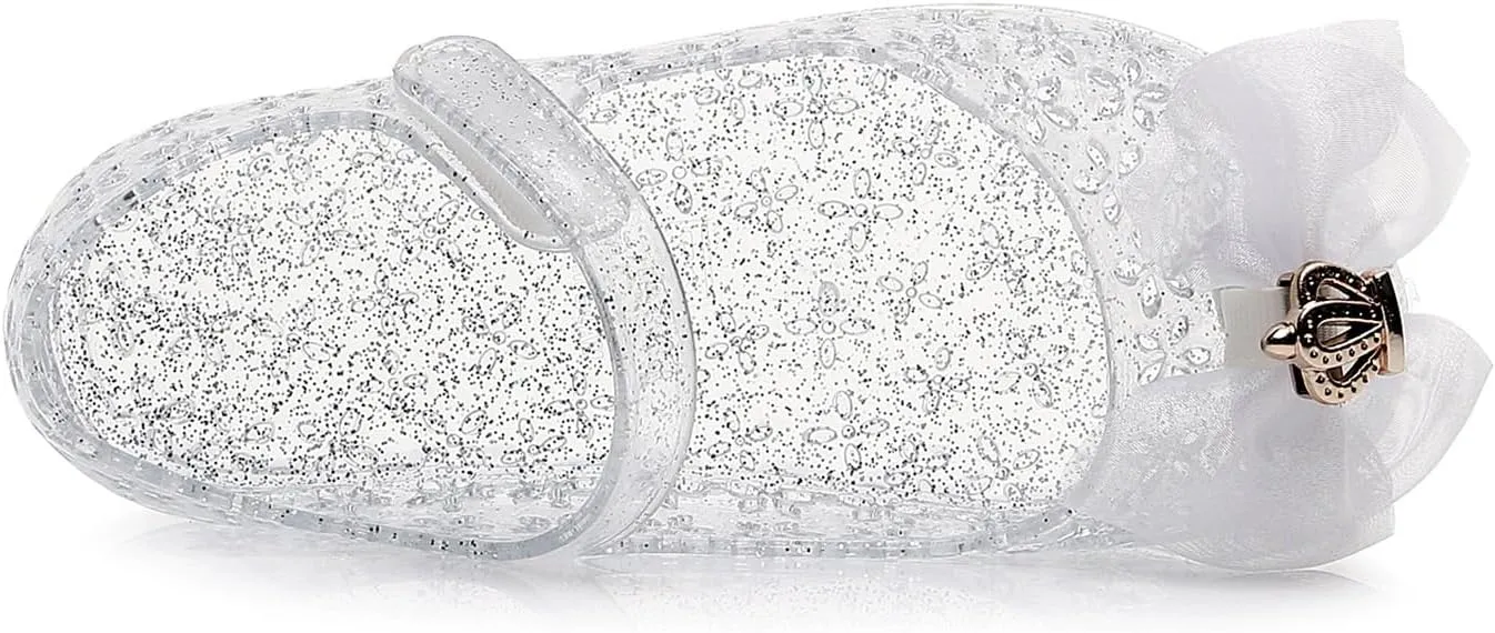 Sandals Shoe for Big Kid Summer Sandals Hollow Toe Jelly Baby Girl Soft Sole Children's Princess Performance Shoes