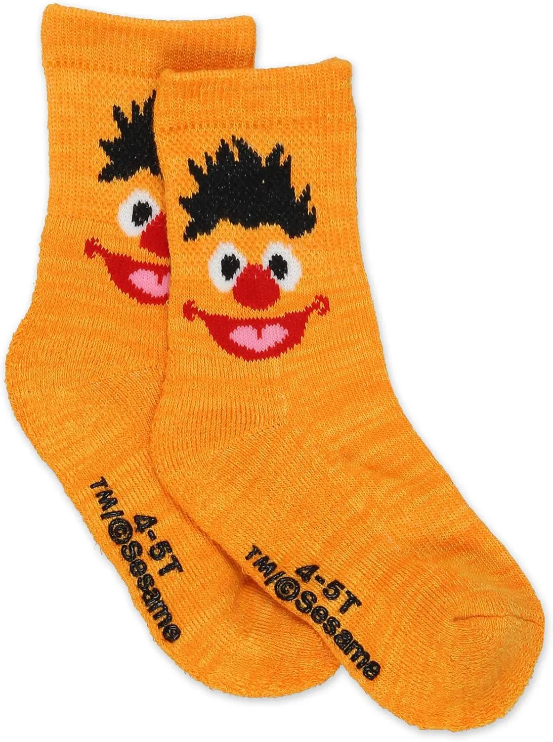 Sesame Street Elmo Boy's Girl's Multi Pack Crew Socks with Grippers (Baby/Toddler)