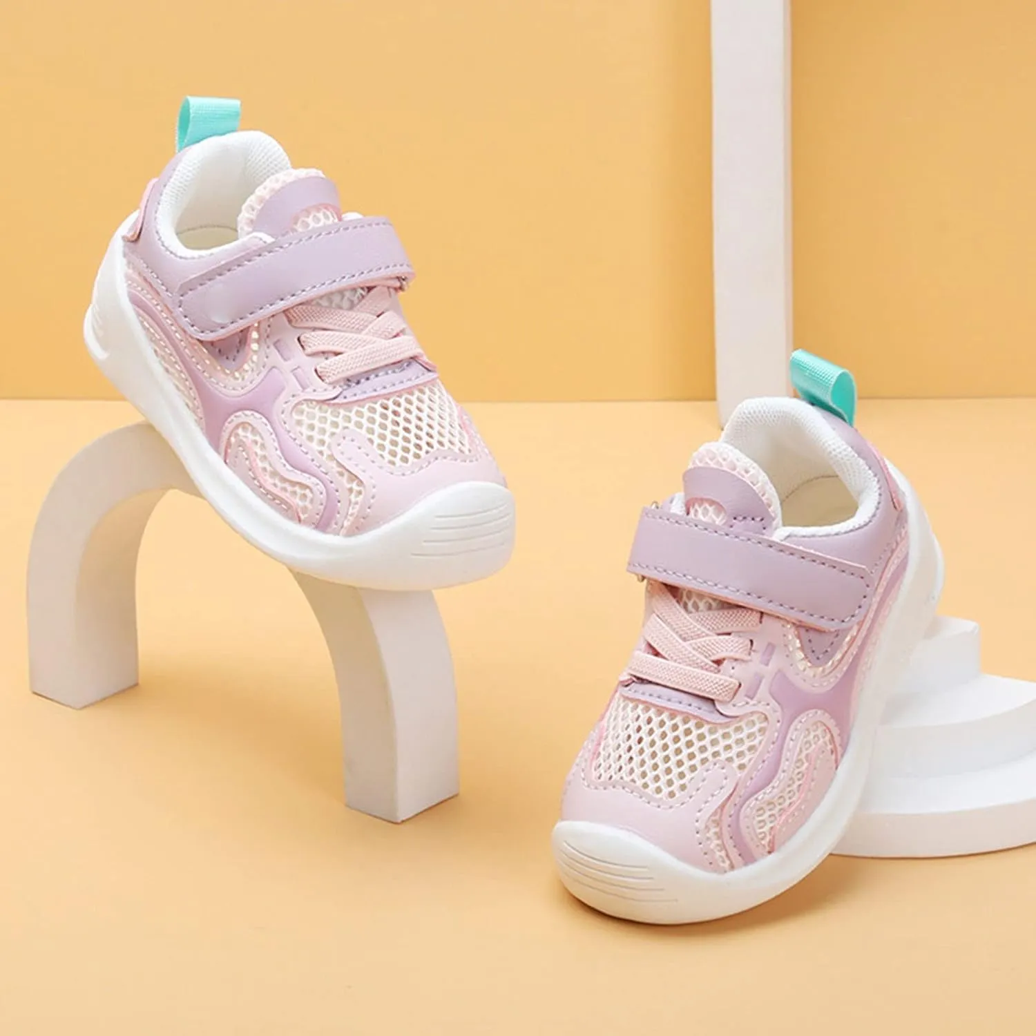 sfdgfhyf Children Soft Bottom Shoes Infant Girls Sneakers Girls' Soft Sole Casual Shoes Spring Summer Baby Hollowed Out