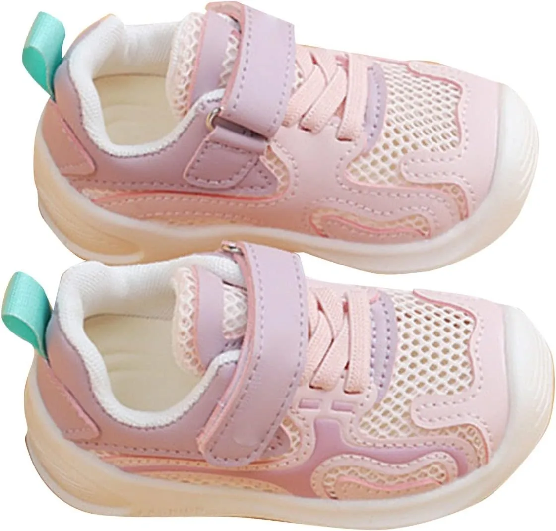 sfdgfhyf Children Soft Bottom Shoes Infant Girls Sneakers Girls' Soft Sole Casual Shoes Spring Summer Baby Hollowed Out