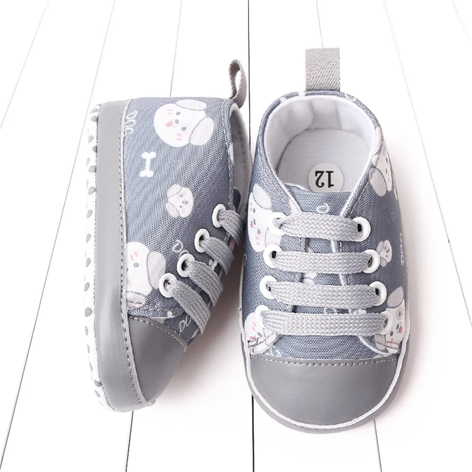 sfdgfhyf Summer Children Round Toe Shoes Infant Toddler Shoes Boys And Girls Sports Canvas Cute Cartoon Pattern Lace Up
