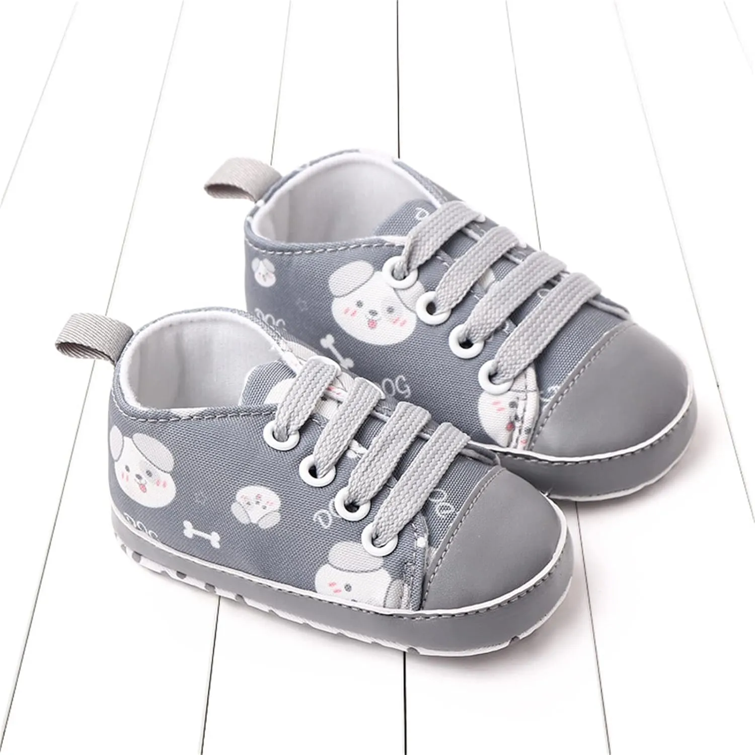 sfdgfhyf Summer Children Round Toe Shoes Infant Toddler Shoes Boys And Girls Sports Canvas Cute Cartoon Pattern Lace Up