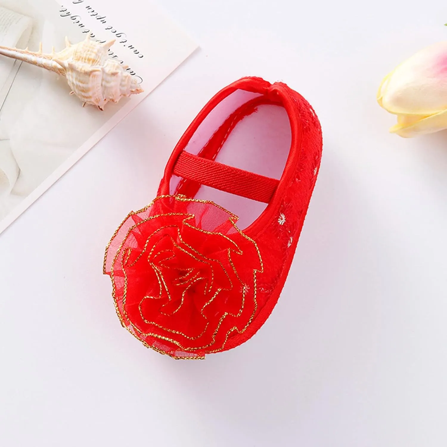 Shoes for 10 Year Old Girls Shoes Shoes Little Child Sole Princess Toddler Flowers Shoes Soft Cute Baby Wrestling Shoes