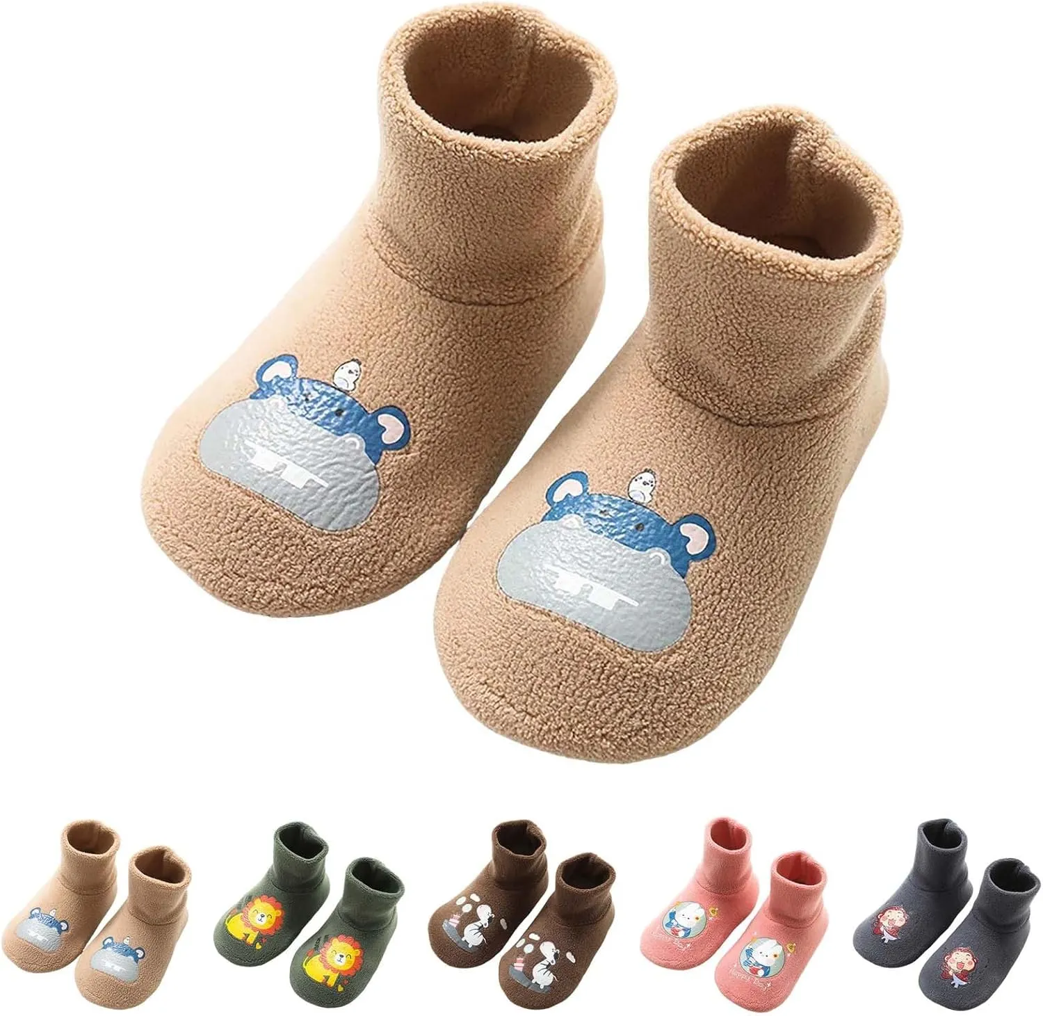 Shoes Winter Baby Toddler Socks Boys Girls Baby Socks Soft Soles Non Slip Shoes Cute Animal Soft Sole Sneakers