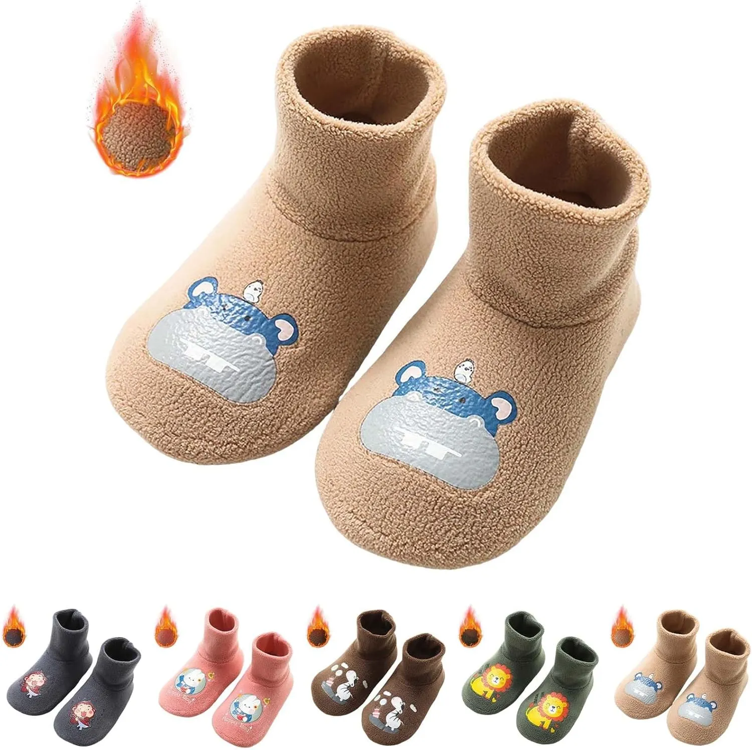 Shoes Winter Baby Toddler Socks Boys Girls Baby Socks Soft Soles Non Slip Shoes Cute Animal Soft Sole Sneakers