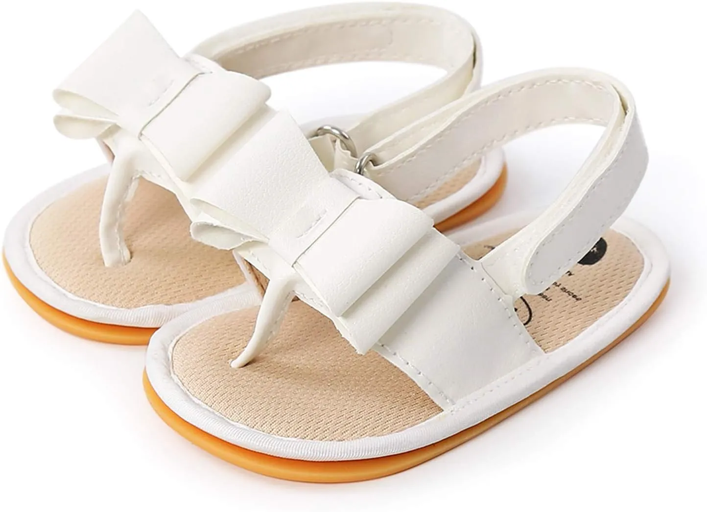 Size 2 Girls Sandals Baby Girls Sandals Walking Soft Rubber Sole Boys Flat Non-Slip Baby Sleepers 3-6 Months
