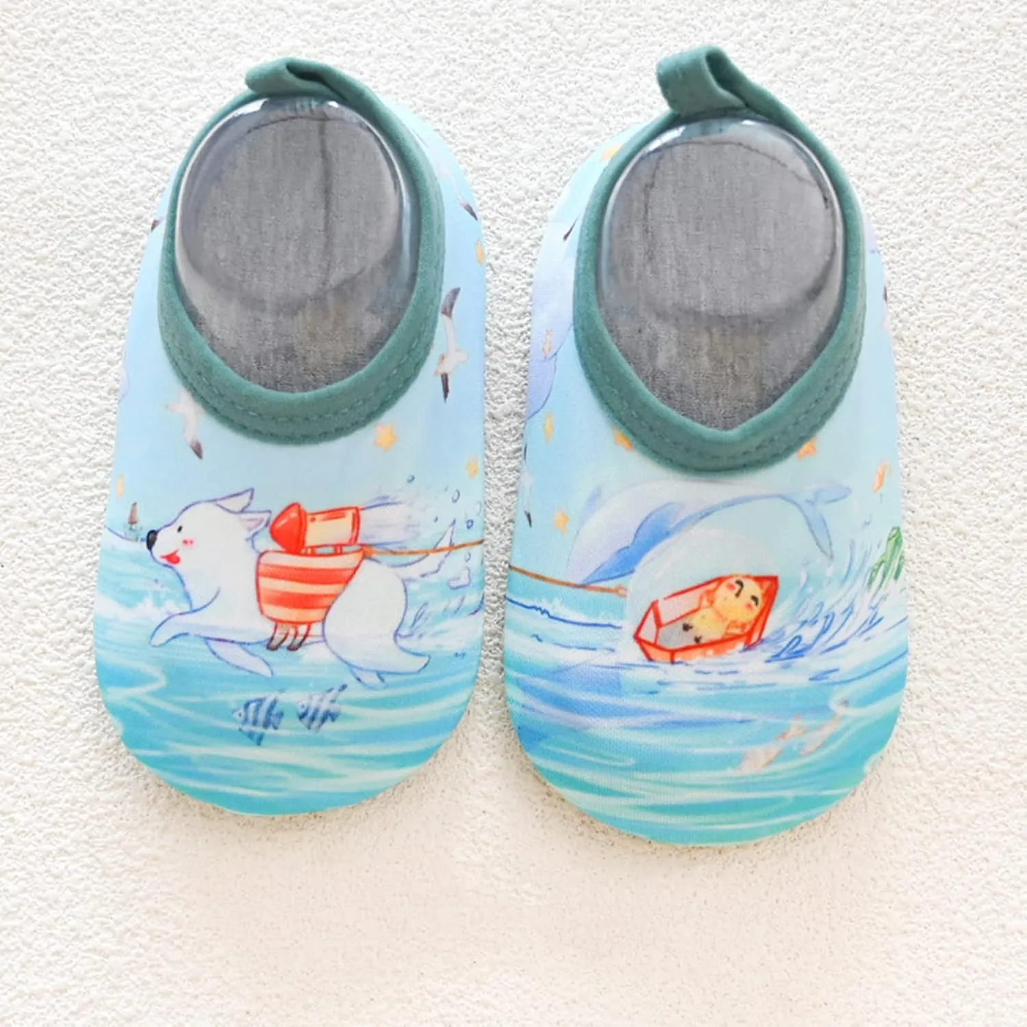 Socks Soft Slip Thick Shoes Children Babies First Sole Prewalker Walkers Cartoon Soles Non With Water Shoes for Kids