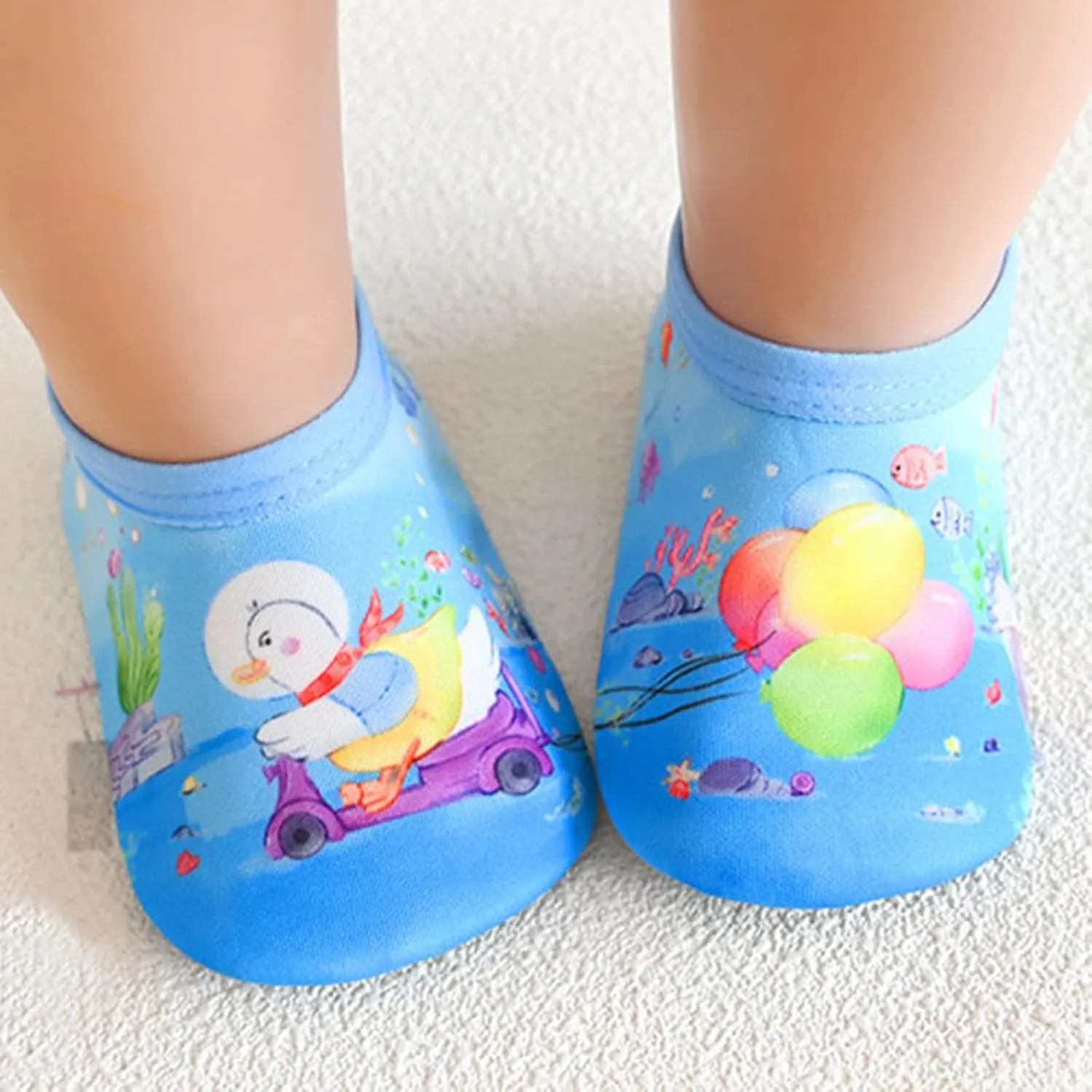Socks Soft Slip Thick Shoes Children Babies First Sole Prewalker Walkers Cartoon Soles Non With Water Shoes for Kids