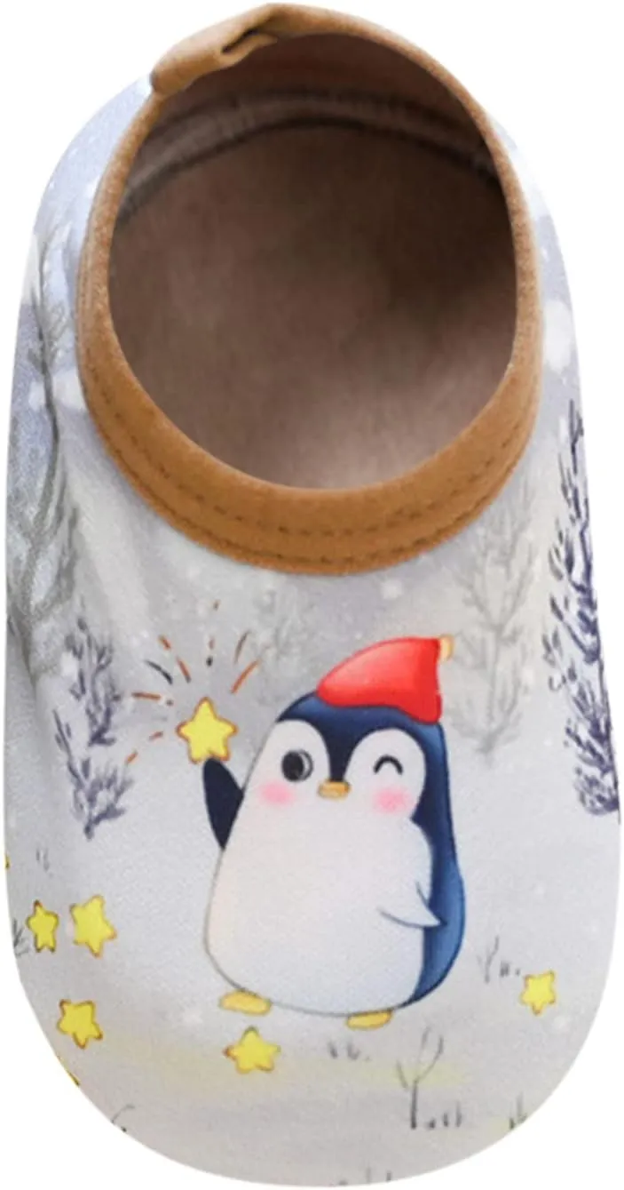 Socks Soft Slip Thick Shoes Children Babies First Sole Prewalker Walkers Cartoon Soles Non With Water Shoes for Kids