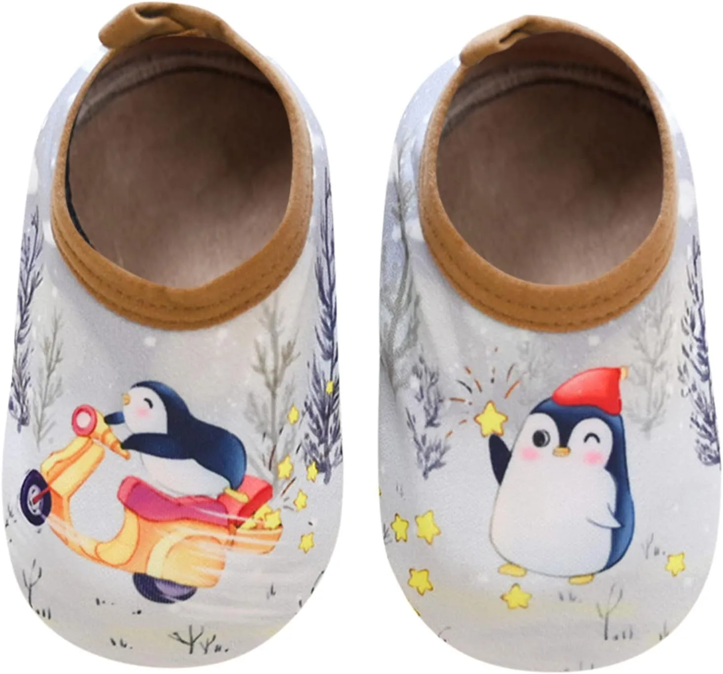 Socks Soft Slip Thick Shoes Children Babies First Sole Prewalker Walkers Cartoon Soles Non With Water Shoes for Kids