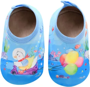 Socks Soft Slip Thick Shoes Children Babies First Sole Prewalker Walkers Cartoon Soles Non With Water Shoes for Kids