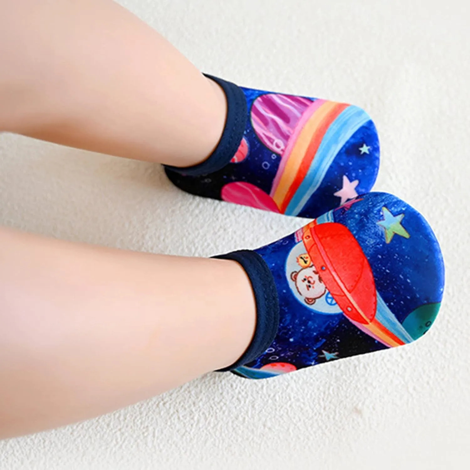 Socks Soft Slip Thick Shoes Children Babies First Sole Prewalker Walkers Cartoon Soles Non With Water Shoes for Kids