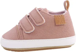 Sole Infant Sneaker Baby Girls Boys Walkers Soft Rubber Shoes Anti-Slip Leather Baby Light up Sneaker Heart