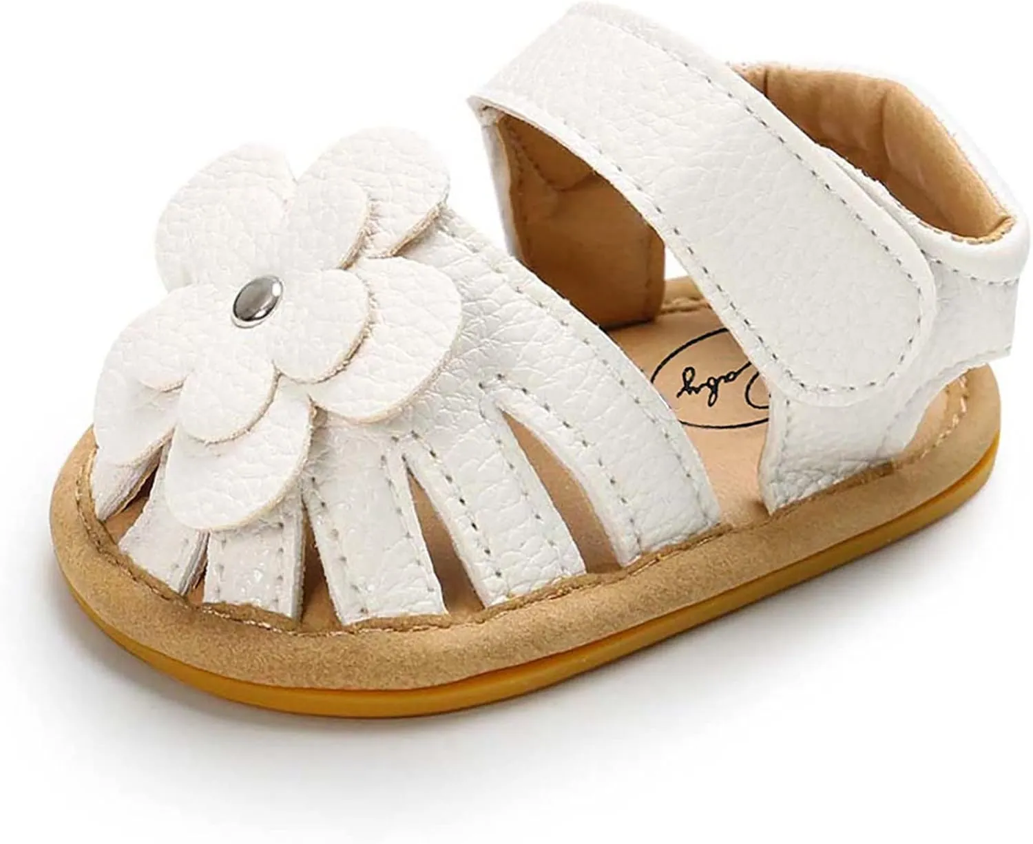 Sole Shoes Baby Rubber Soft Boys Flat Flower Walking Girls Sandals Baby Shoes Sandals Boys