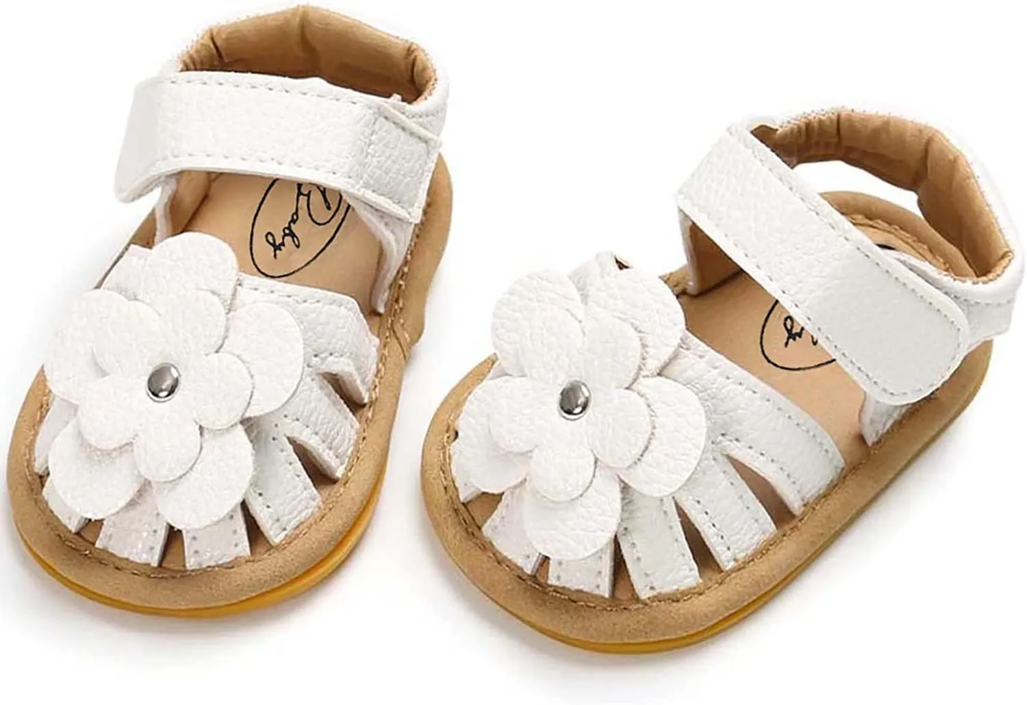 Sole Shoes Baby Rubber Soft Boys Flat Flower Walking Girls Sandals Baby Shoes Sandals Boys