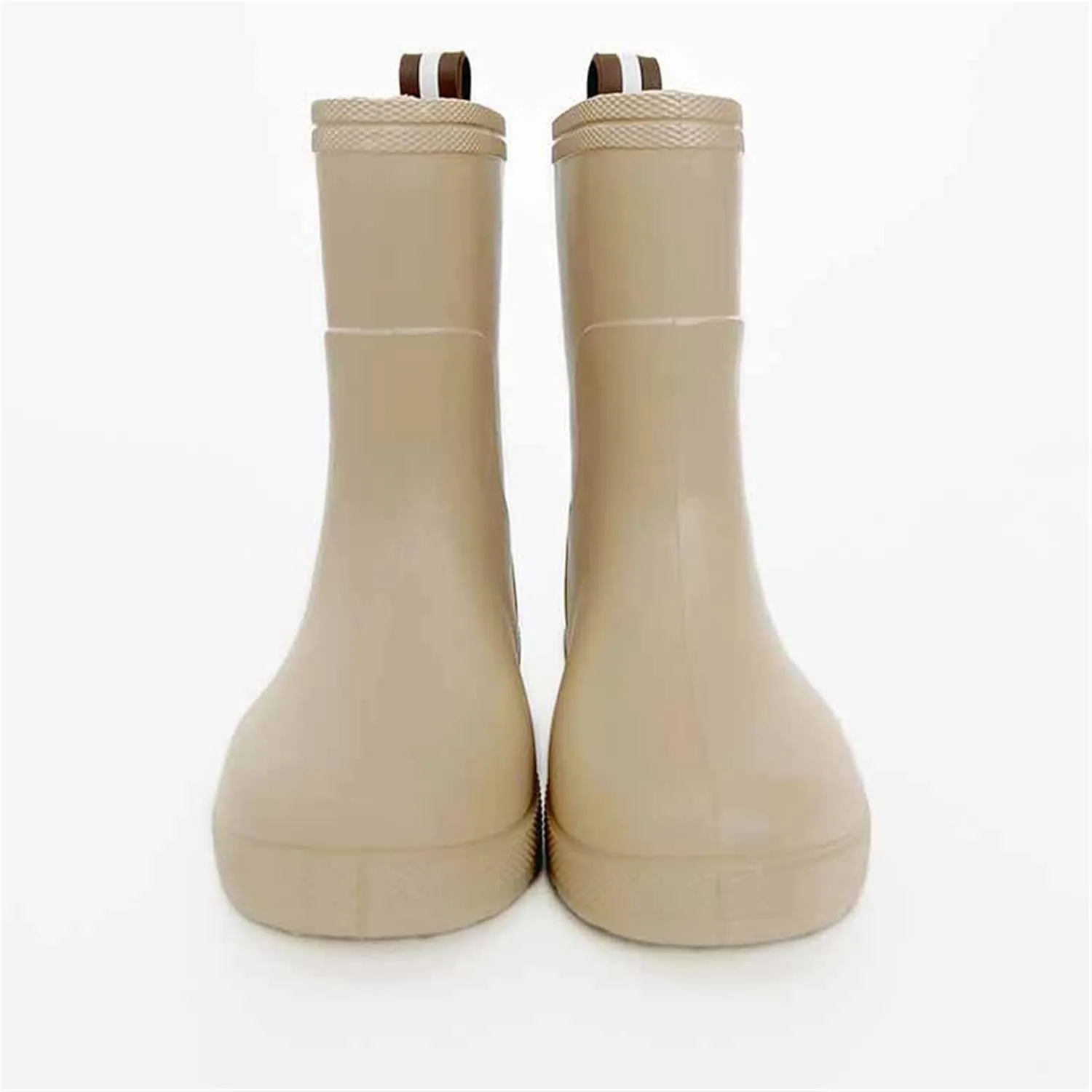 Solid Rain Boots Toddler Children Soft Pull On Rainboots Boys Girls Classic Water Shoes Baby Anti Slip Children Boots