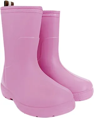 Solid Rain Boots Toddler Children Soft Pull On Rainboots Boys Girls Classic Water Shoes Baby Anti Slip Children Boots