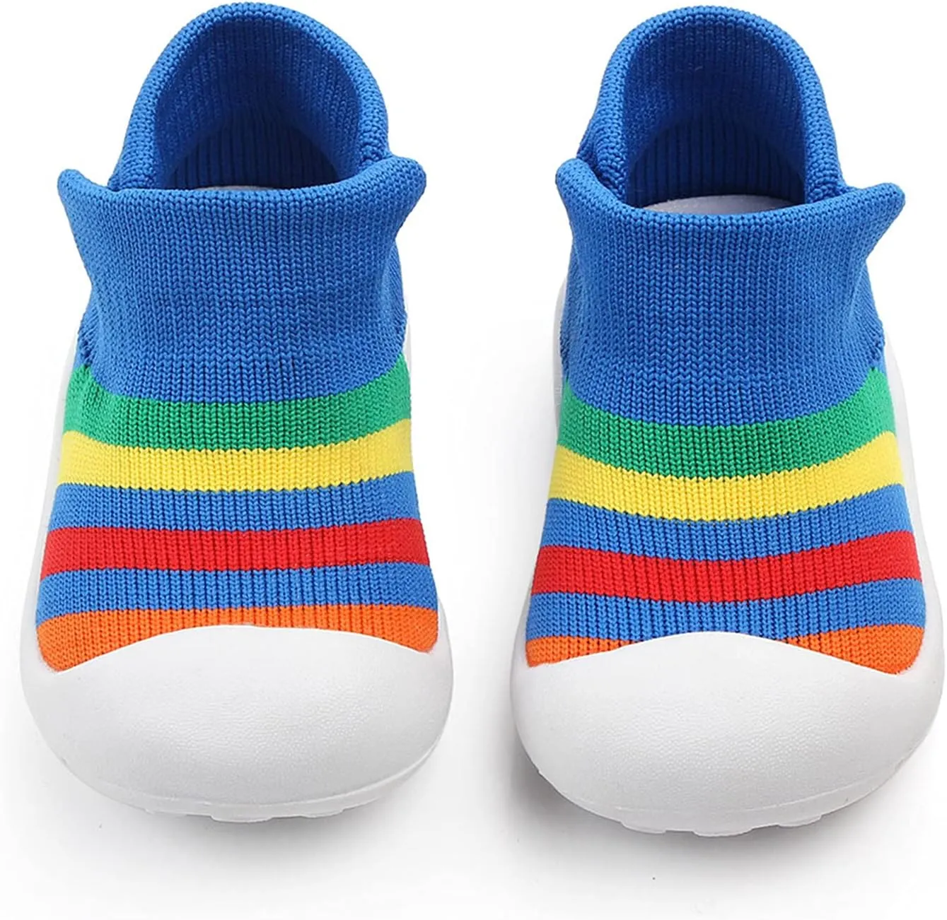 Sport Shoes for Boys Rubber Soft Shoes Infant Socks Girls Boys Shoes Toddler Sole Knit Slipper Baby Shoes 0-15Months