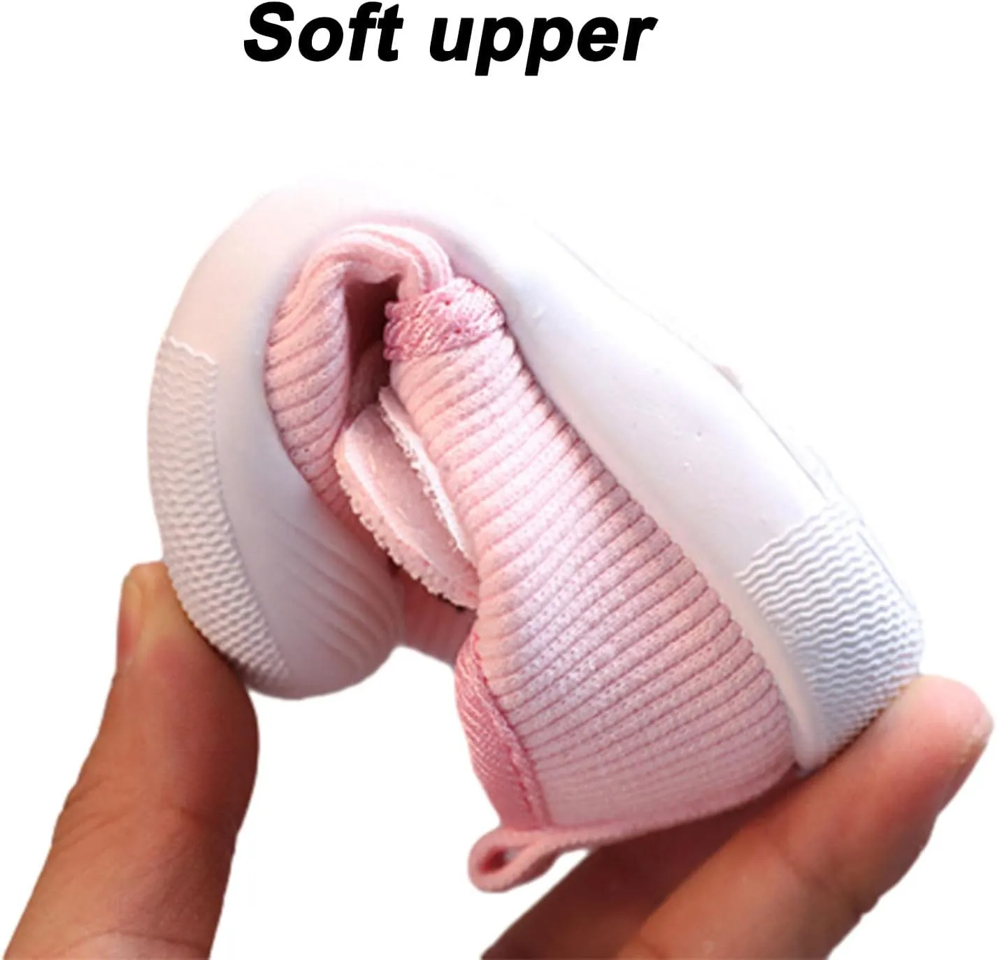 Squeak Shoes Toddler Girl Baby Boy Sneakers, Cute Comfort Anti-Slip Soft Sole First-Walking Squeaky Little Kid Trainers for First Walkers in Autumn Winter
