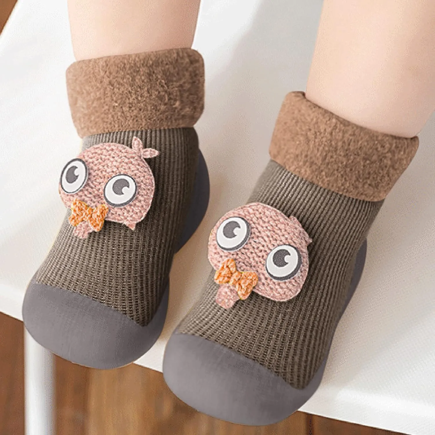 Strike Ride Shoes Girls Sole Socks Solid Girls Baby Kids Rubber Boys Warm Soft Knit Stocking Slipper Shoes Toddler Baby Shoes Toddler Boy Sandals Size 13