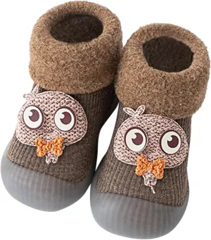 Strike Ride Shoes Girls Sole Socks Solid Girls Baby Kids Rubber Boys Warm Soft Knit Stocking Slipper Shoes Toddler Baby Shoes Toddler Boy Sandals Size 13